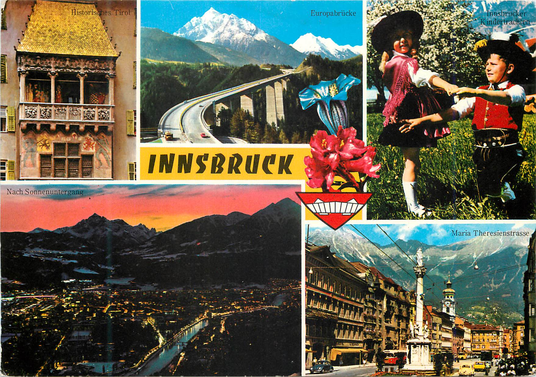 CPM Innsbruck Siege des IX et XII jeux Olympiques d'hiver 1964 et 1976