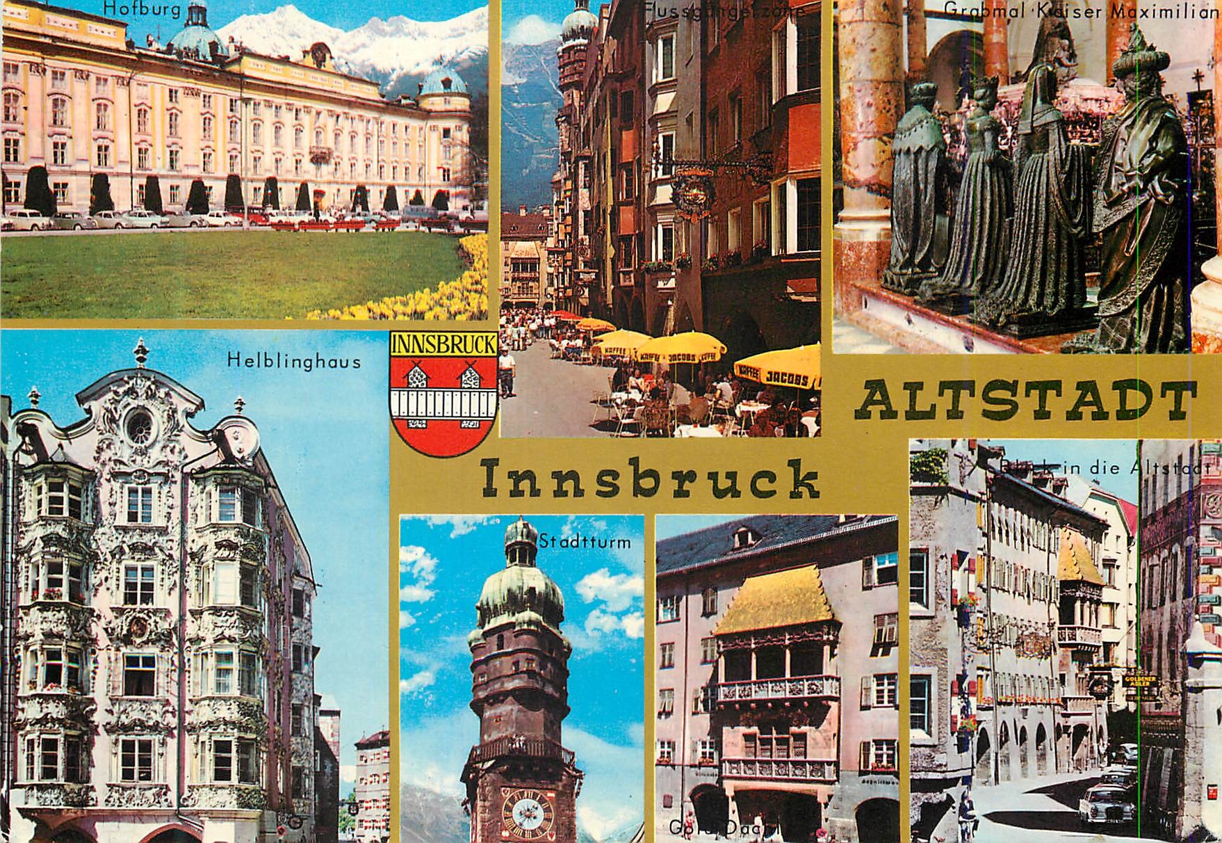 CPM Innsbruck Tyrol Austria Siege des IX et XII jeux Olympiques d'hiver 1964 et 1976