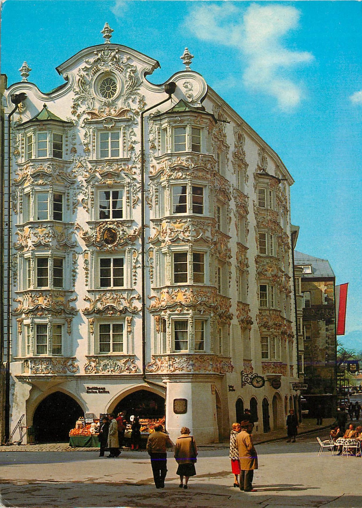 CPM Innsbruck Helblinghaus Spatgotisches Haus Mit Rokokofassade Aus dem 18 Jahrhundert