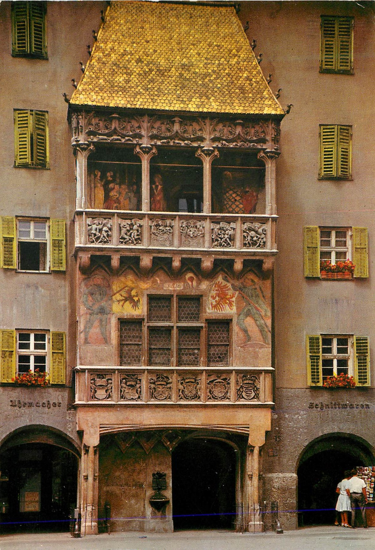 CPM Innsbruck Goldenes Dachl Erbaut 1420