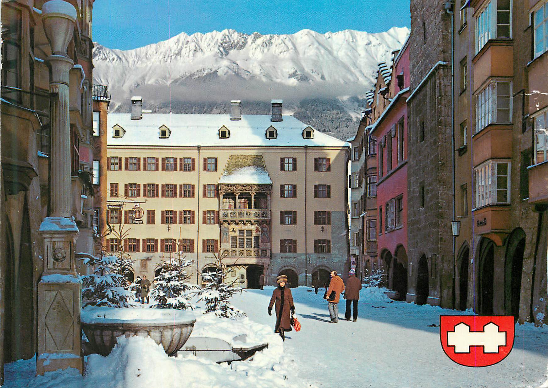CPM Innsbruck Herzog Friedrich Strasse mit Goldenem Dachl