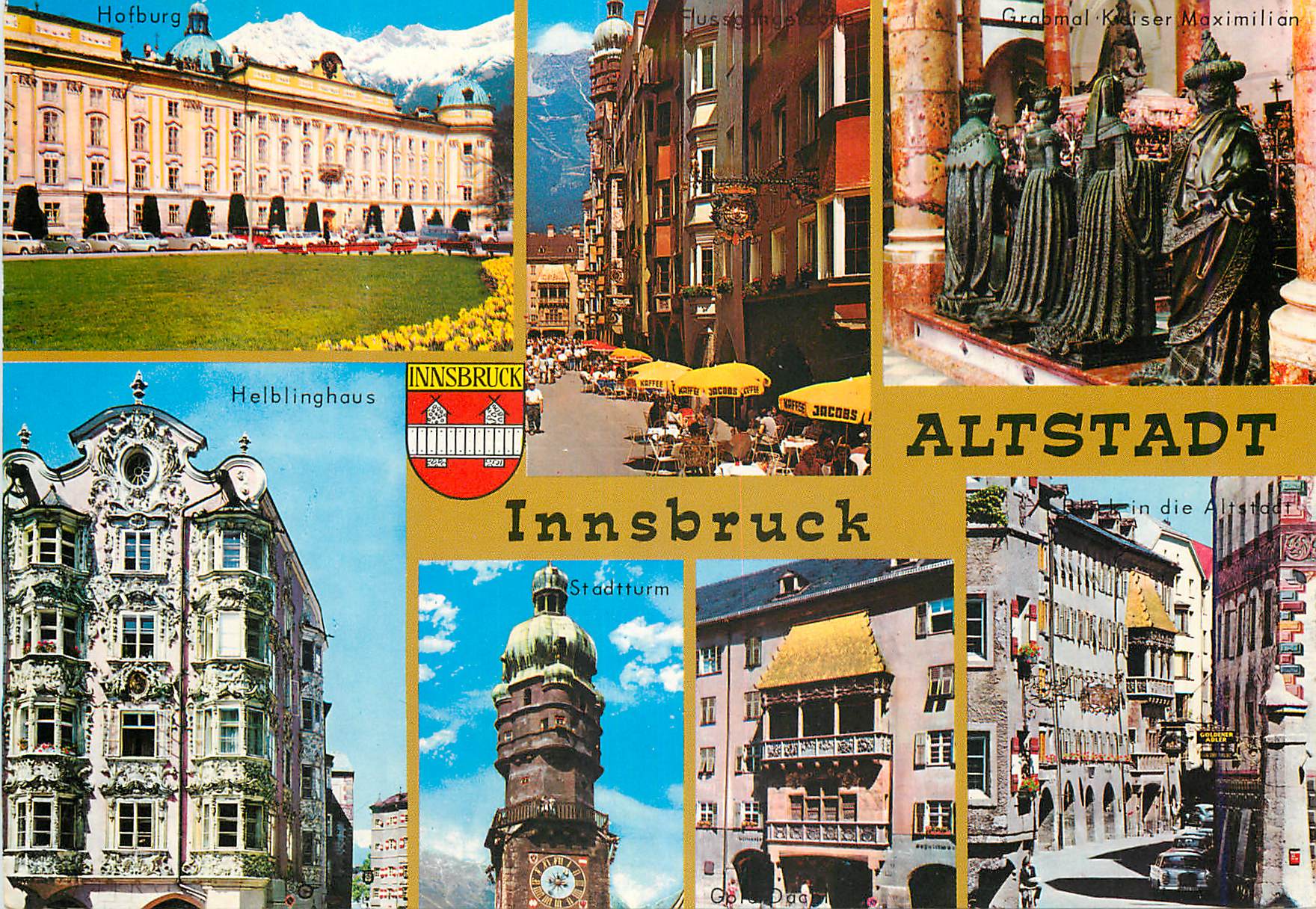 CPM Altstadt Innsbruck Tyrol Austria Siege des IX et XII jeux Olympiques d'hiver 1964 et 1976