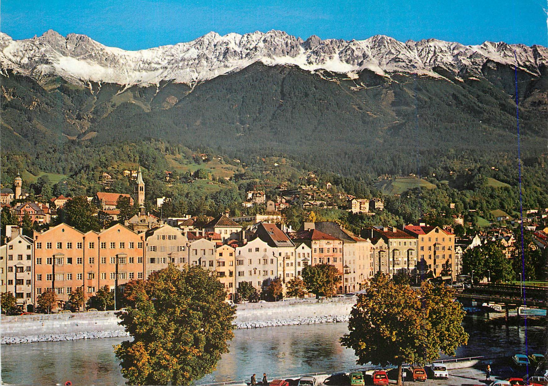 Innsbruck — vue sur les Alpes — éditeur Nachdruck verboten