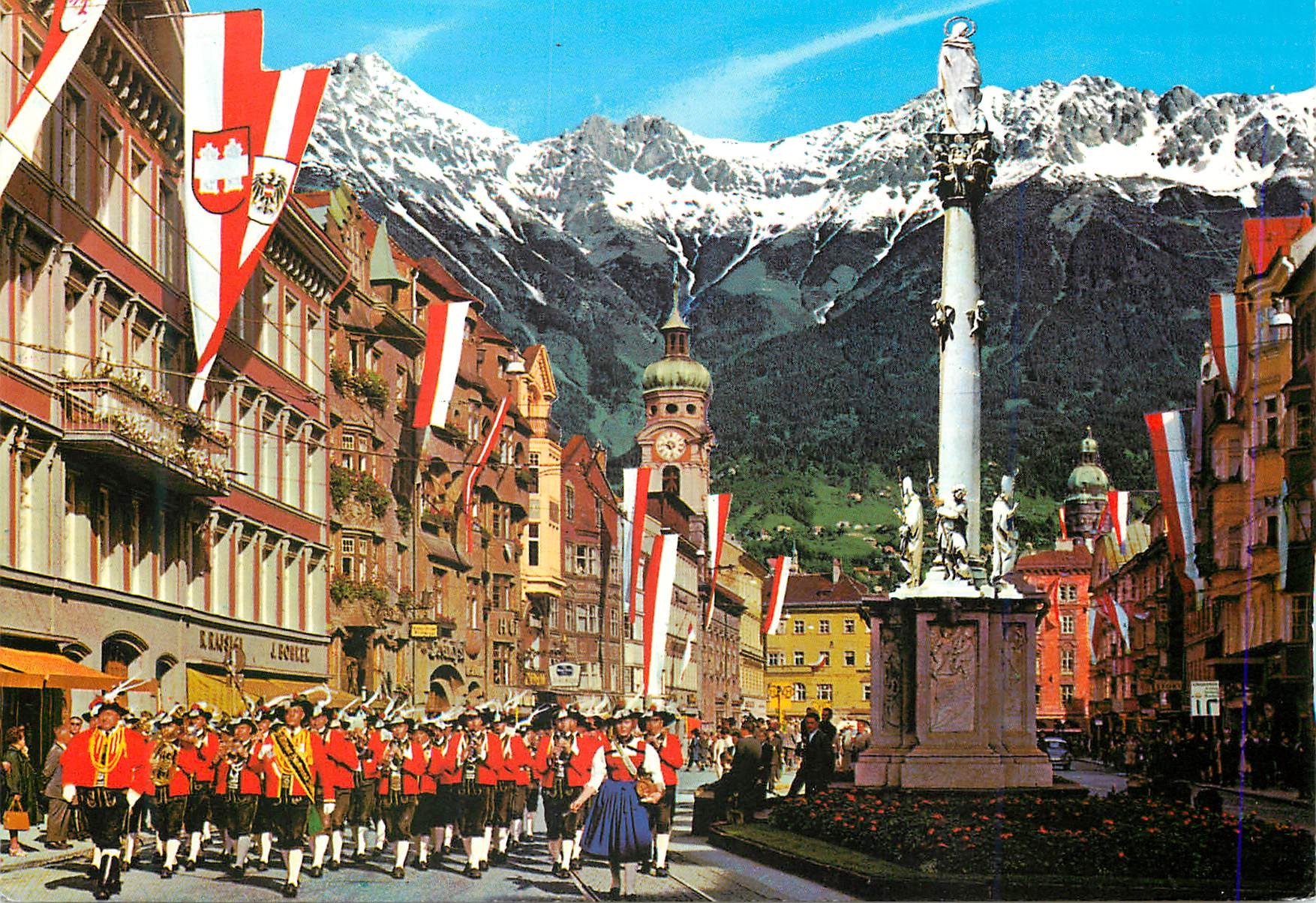 CPM 6020 Innsbruck Theresien Strasse Bande de Wilten