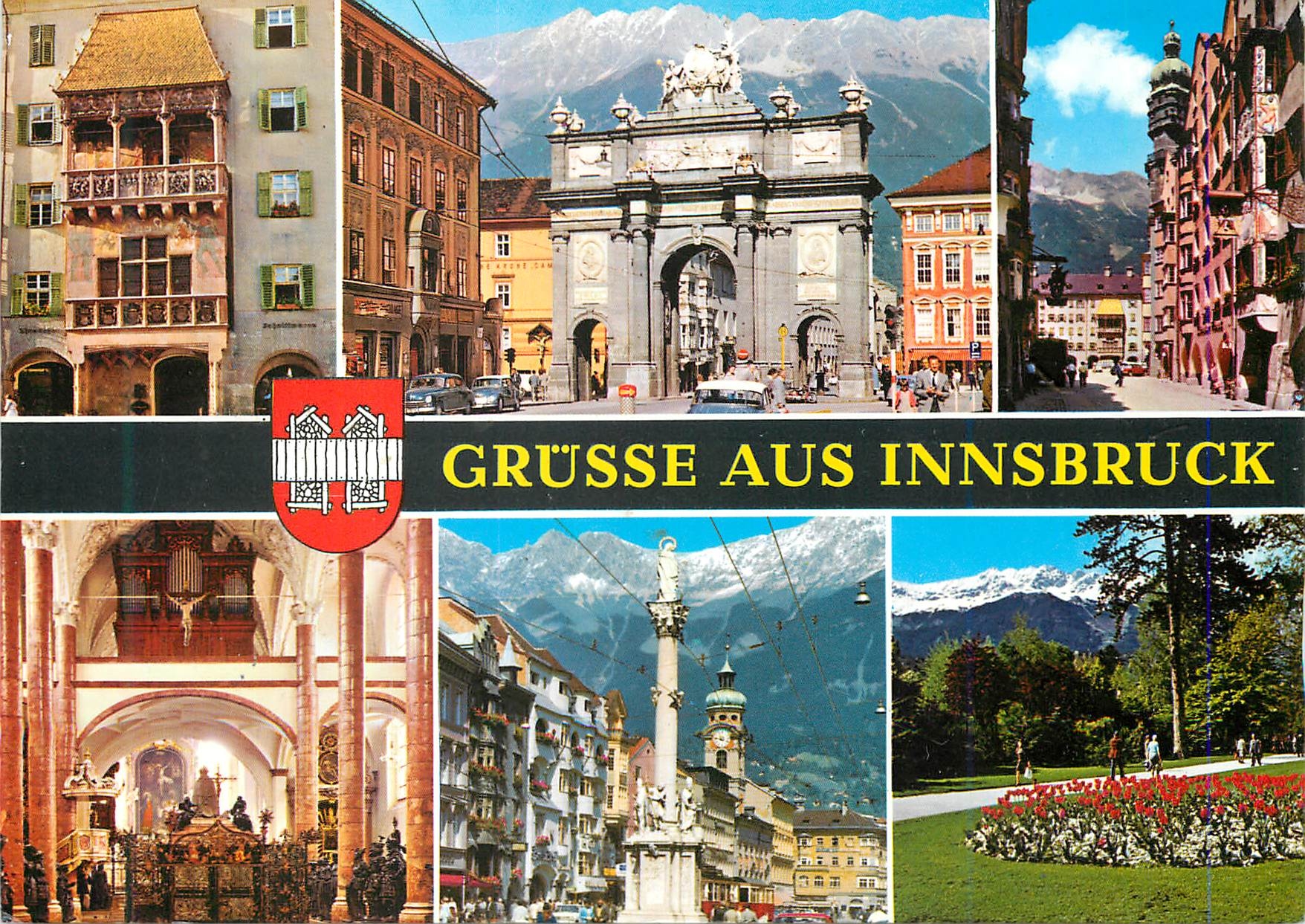 CPM 6020 Innsbruck Theresien Strasse Bande de Wilten