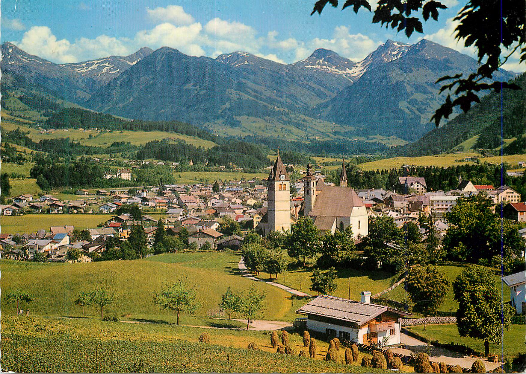 CPM Kitzbuhel der Beliebte Luftkurort Und Sommerfrische Tirol Blick Gegen Kitzbuhel Alpen