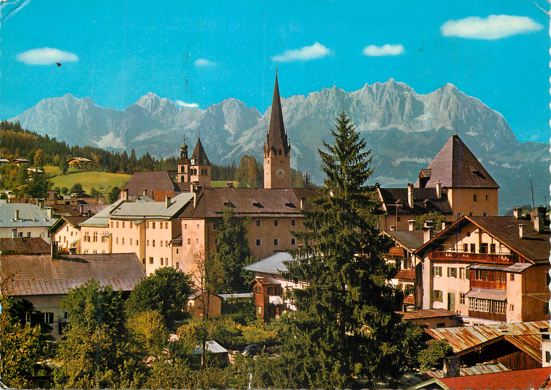 CPM Luftkurort Kitzbuhel Tirol Mit Kaisergebirge