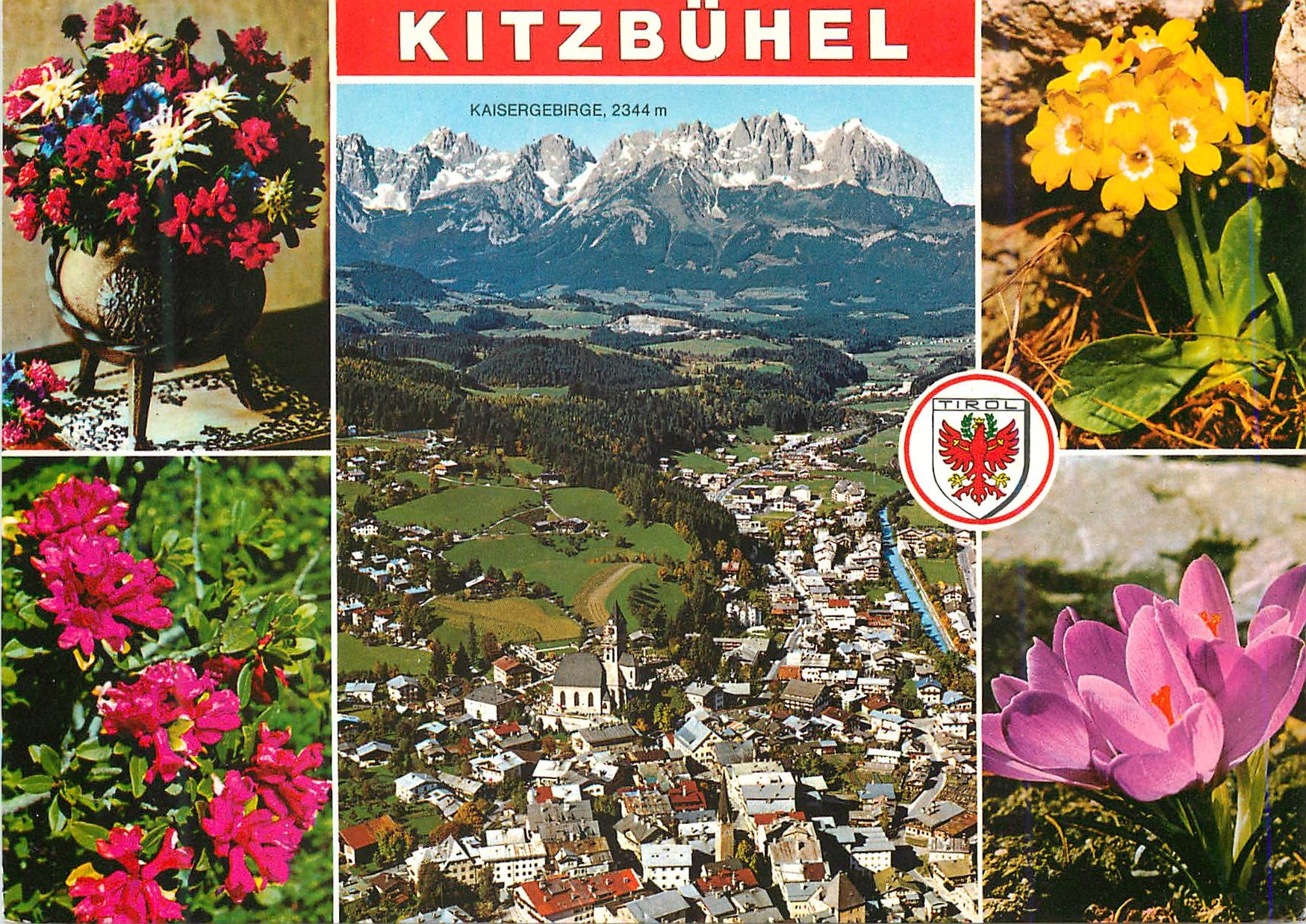 CPM Sommerfrische und Wintersportplatz A 6370 Kitzbuhel 763m mit Kaisergebirge 2344m