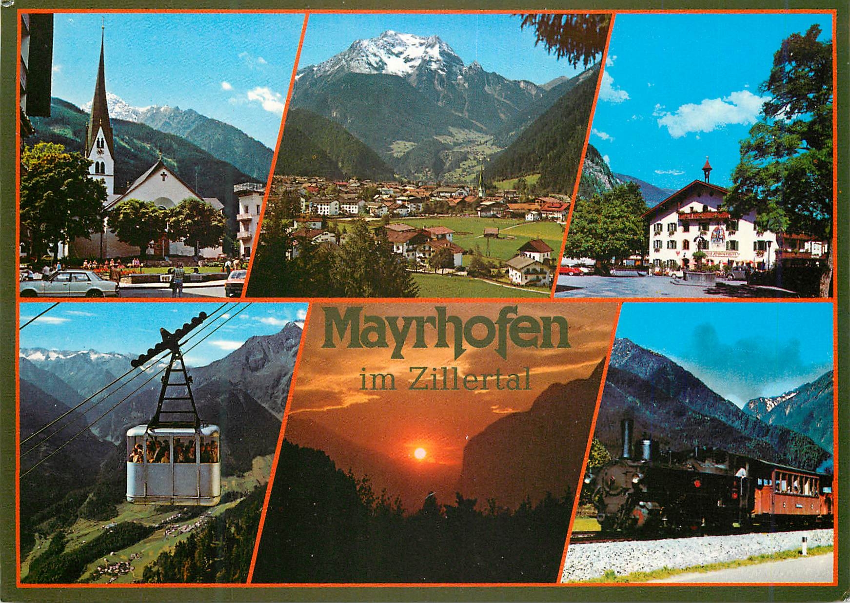 CPM A 6290 Mayrhofen Zillertal Tirol Train