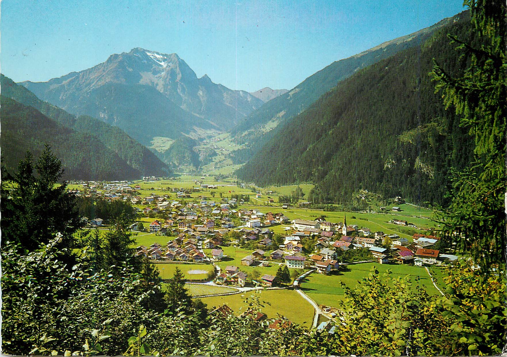 CPM Mayrhofen 628m im Zillertal Gegen den Grinberg Kopf 2683m Tirol