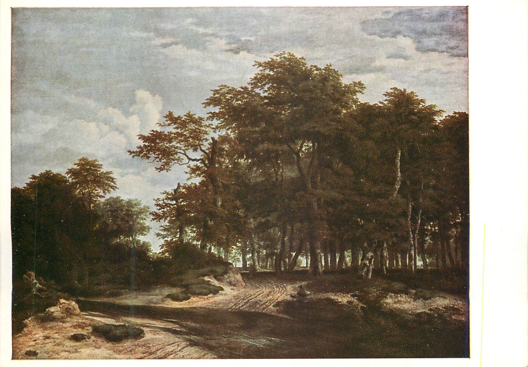 CPM Jacob Van Ruisdael (1628 1682) La Grande Foret (Wien Kunsthistorisches Museum)