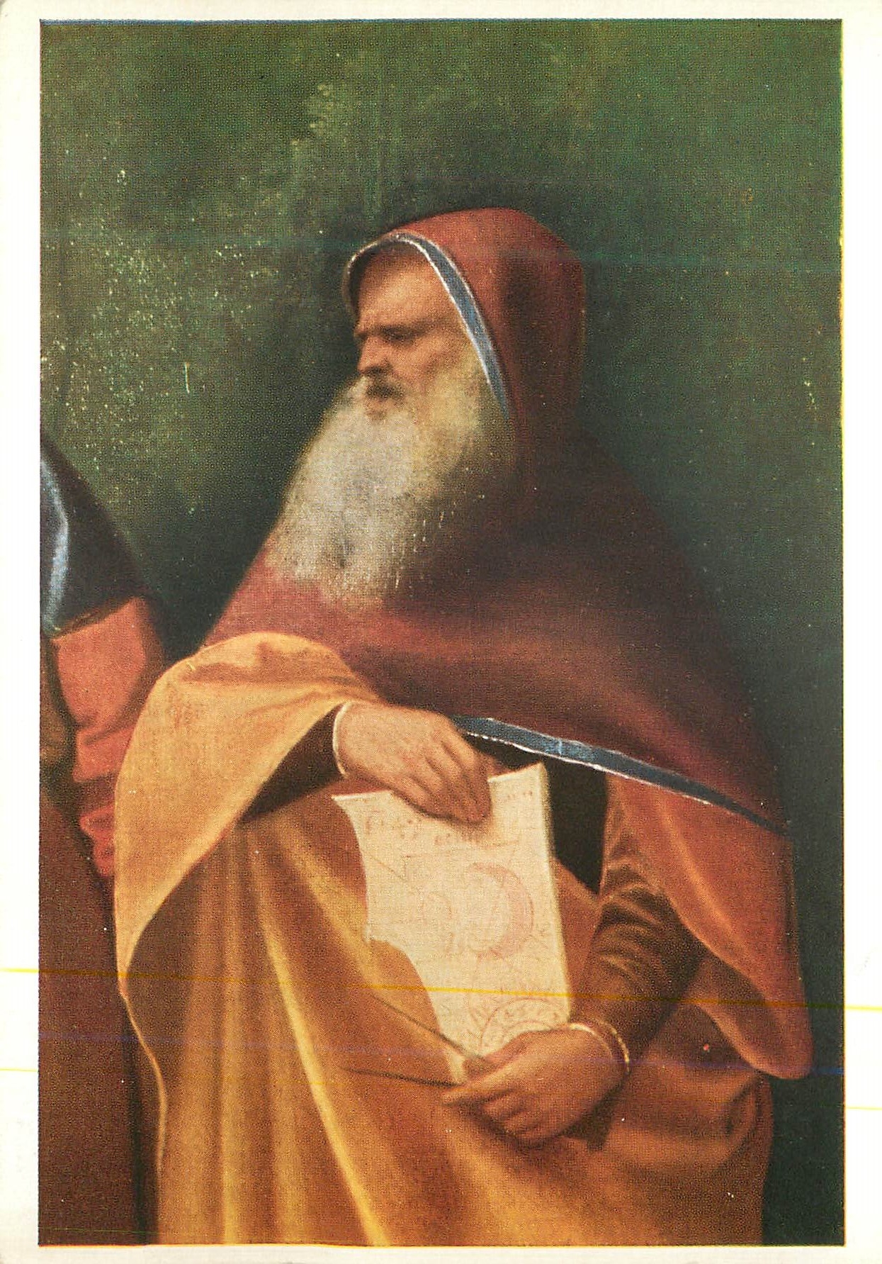 CPM Giorgione (particolare) Vienna Museo