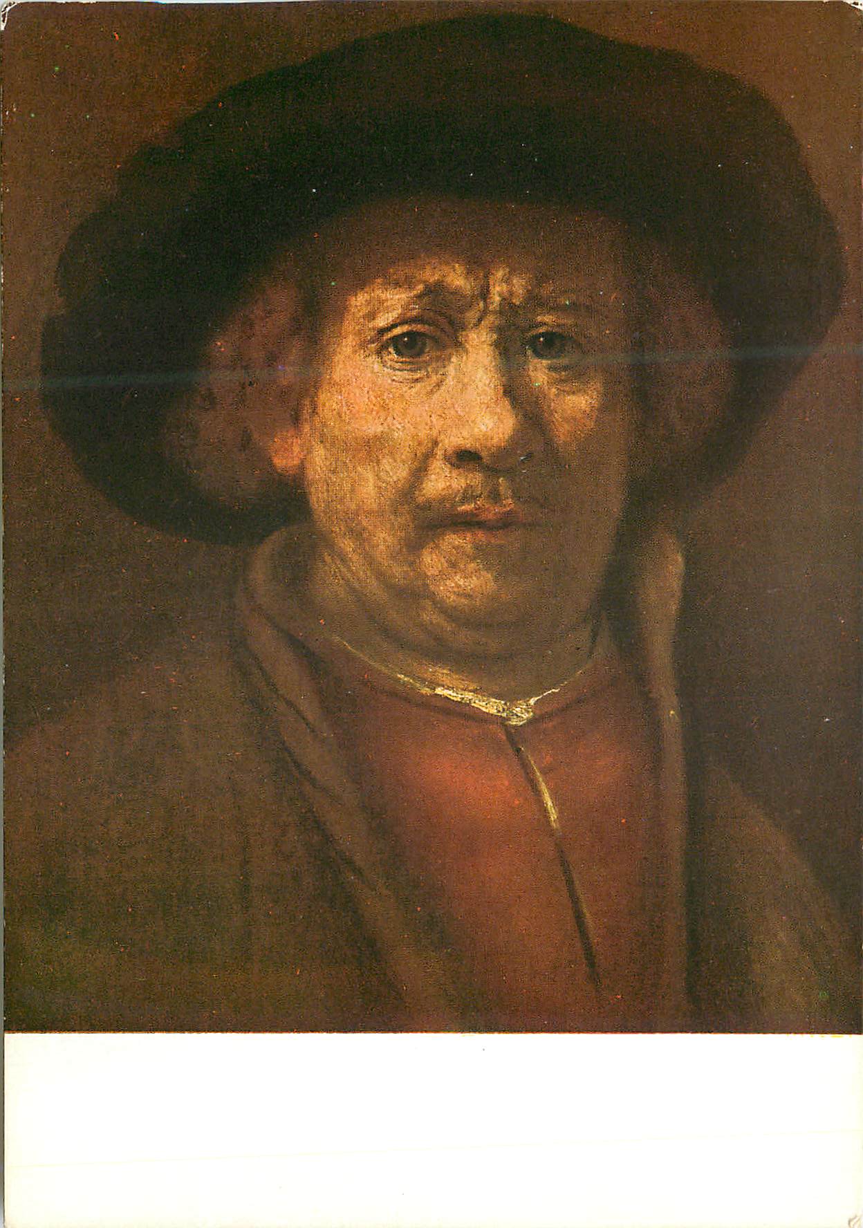 CPM Van Ryn Rembrandt (1606 1669) Son Portrait par lui Meme