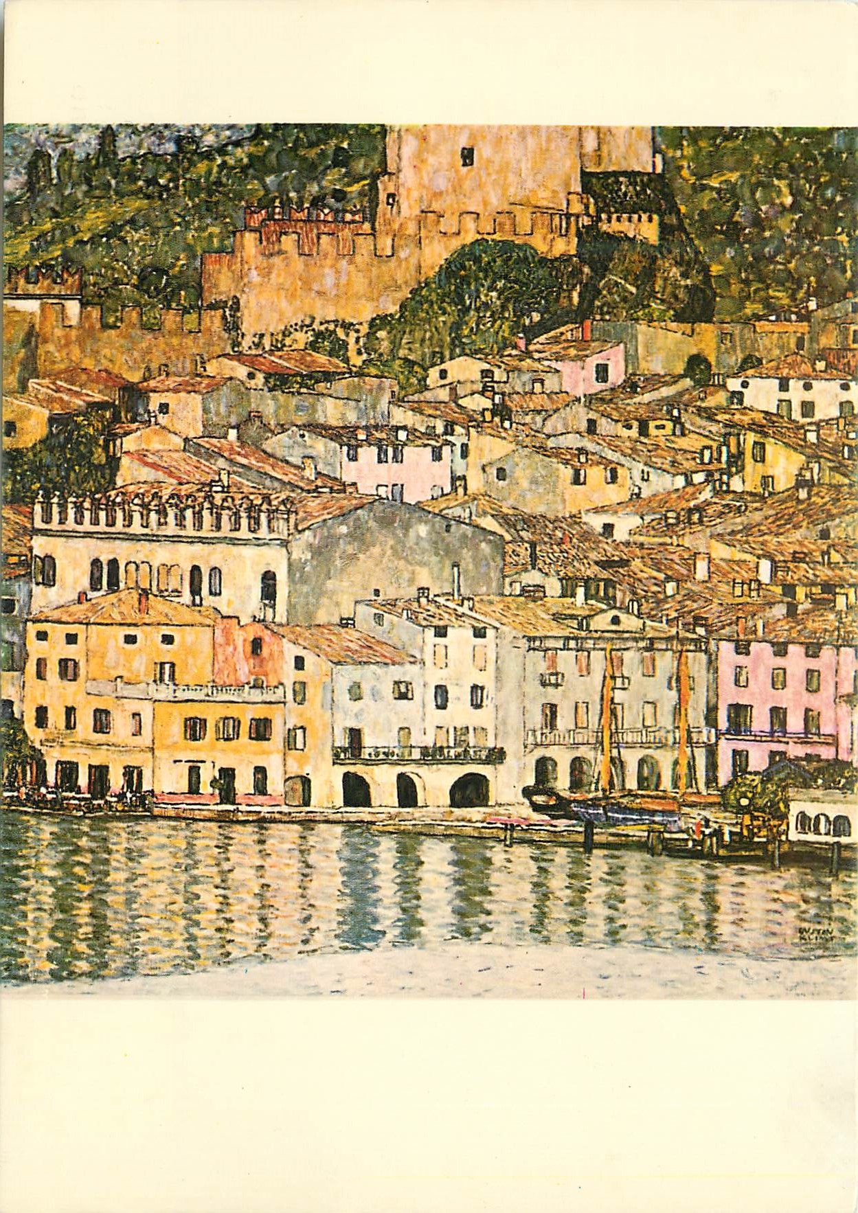 CPM Gustav Klimt (1862 1918) MAlcesine am Gardasee 1913 ol auf Leinwand