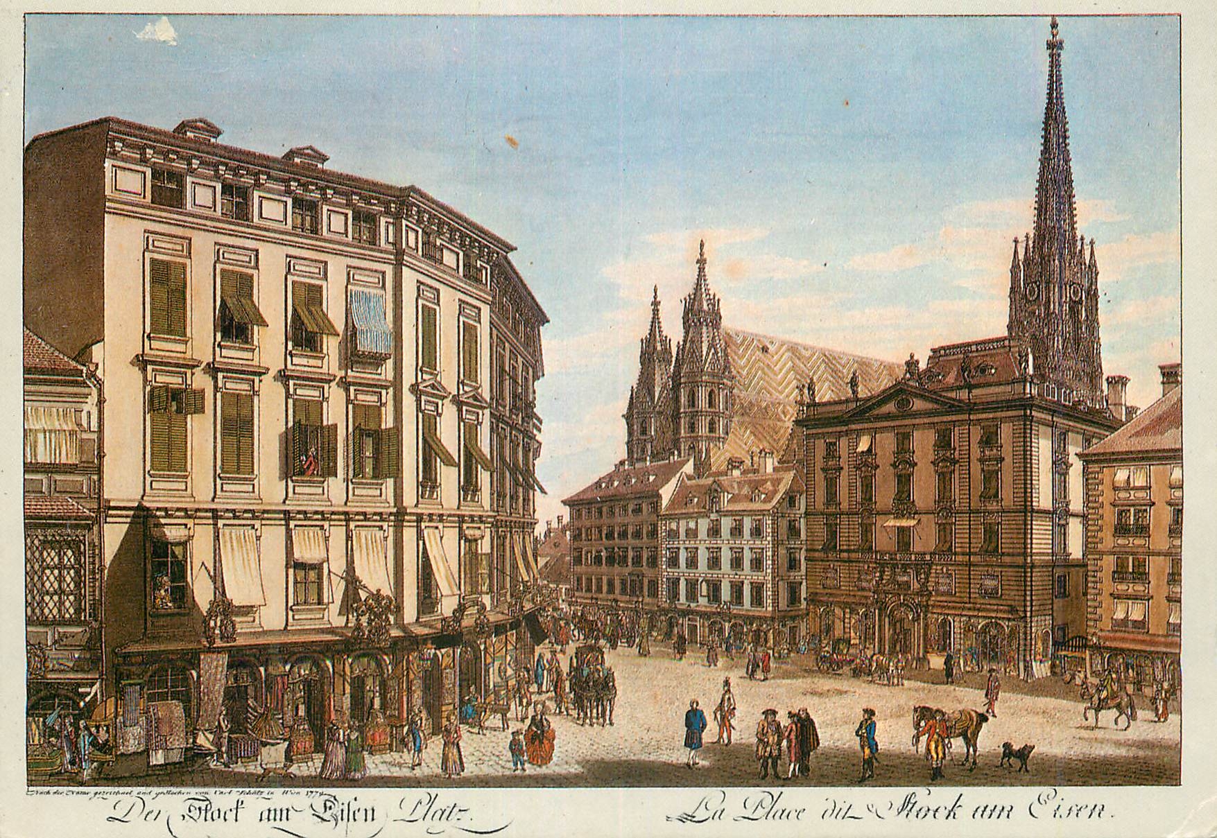CPM Blick Von Stock im Eisen Platz auf St Stephan Carl Schutz 1779