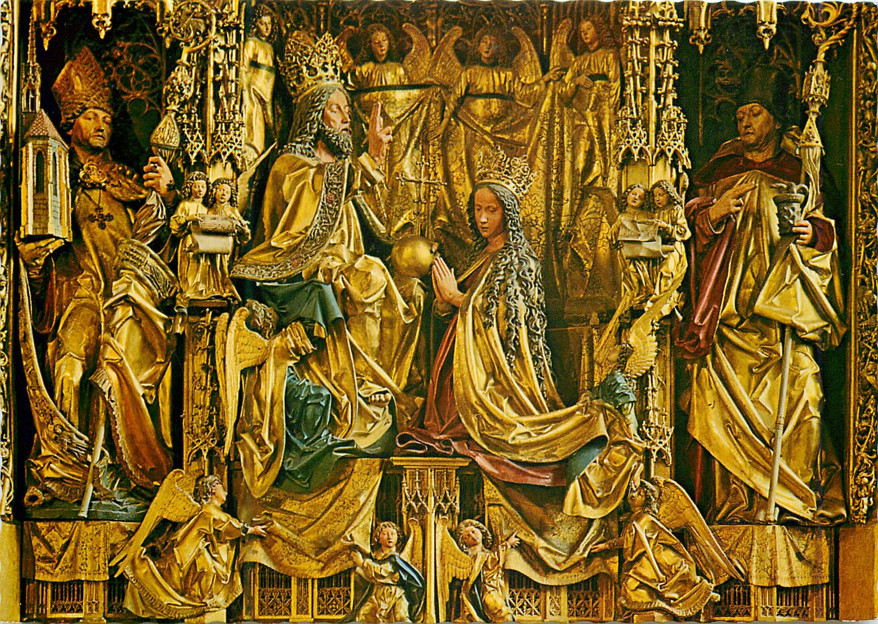 CPM Mittelschrein des Altars in St Wolfgang Geschnitzt Von Mich Pacher (1471 1481)