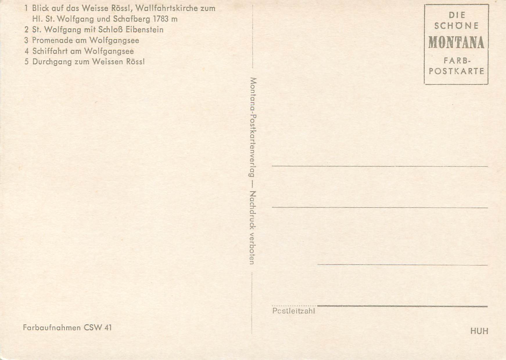 CPM St Wolfgang am Wolfgangsee — Back