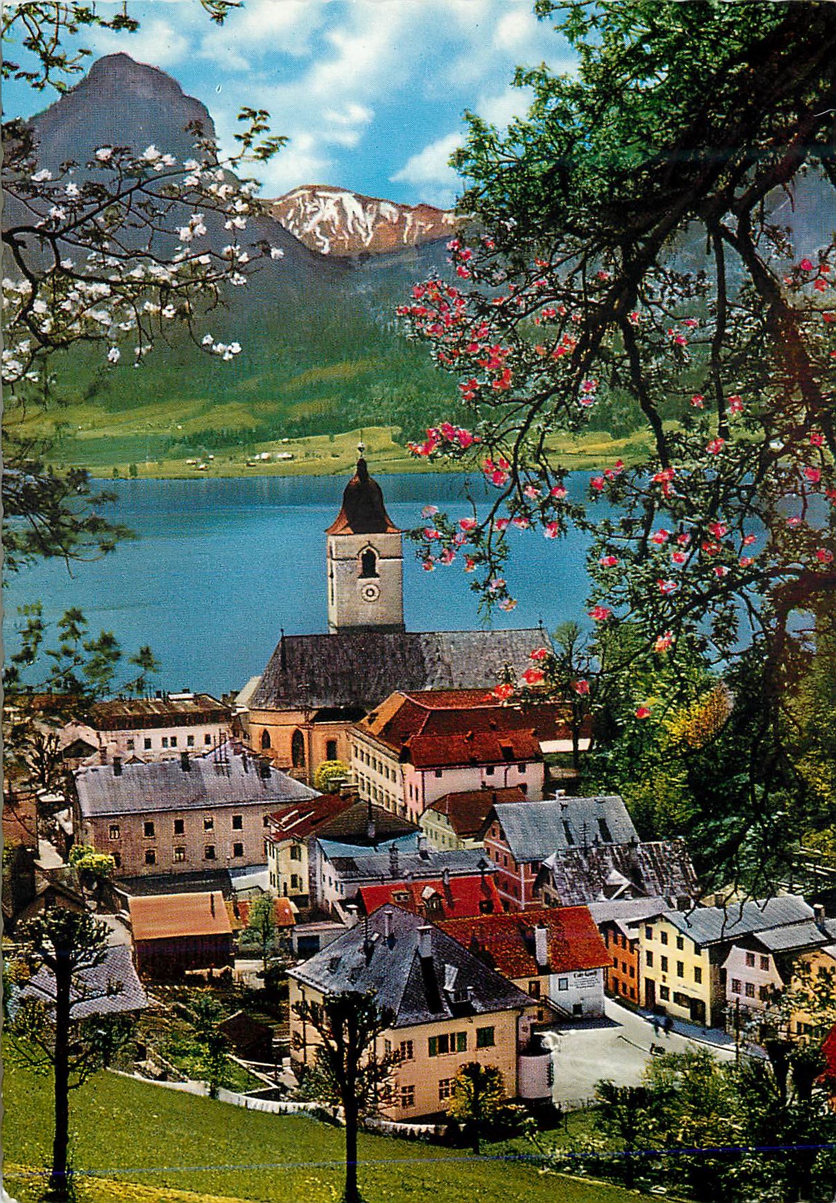 CPM Salzkammergut Austria St Wokfgang Vom Kalvarienberg Gegen den Sparber
