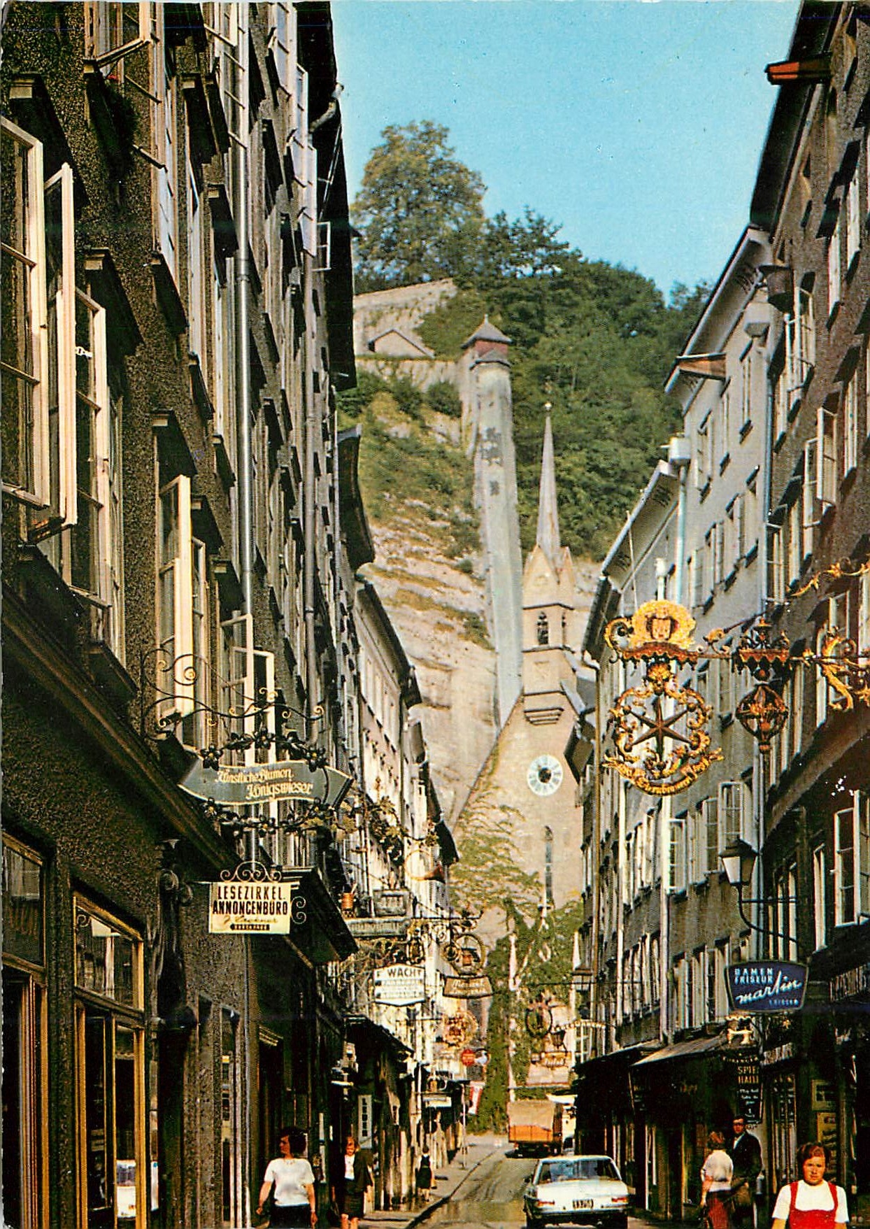 CPM Festspielstadt Salzburg Getreidegasse Ville du Festival Salzburg Getreidegasse