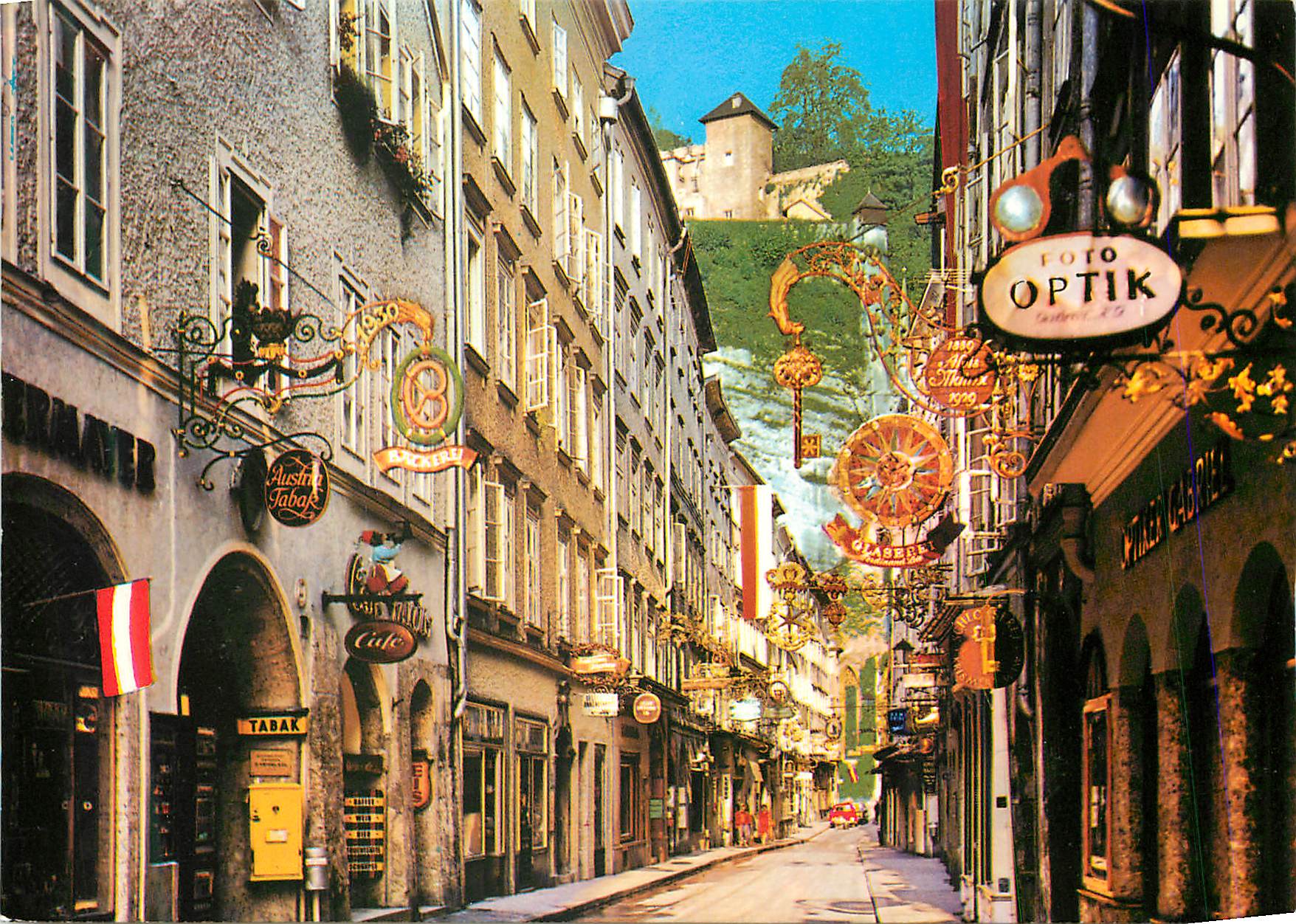 CPM The Festival City of Salzburg Old Town Getreidegasse