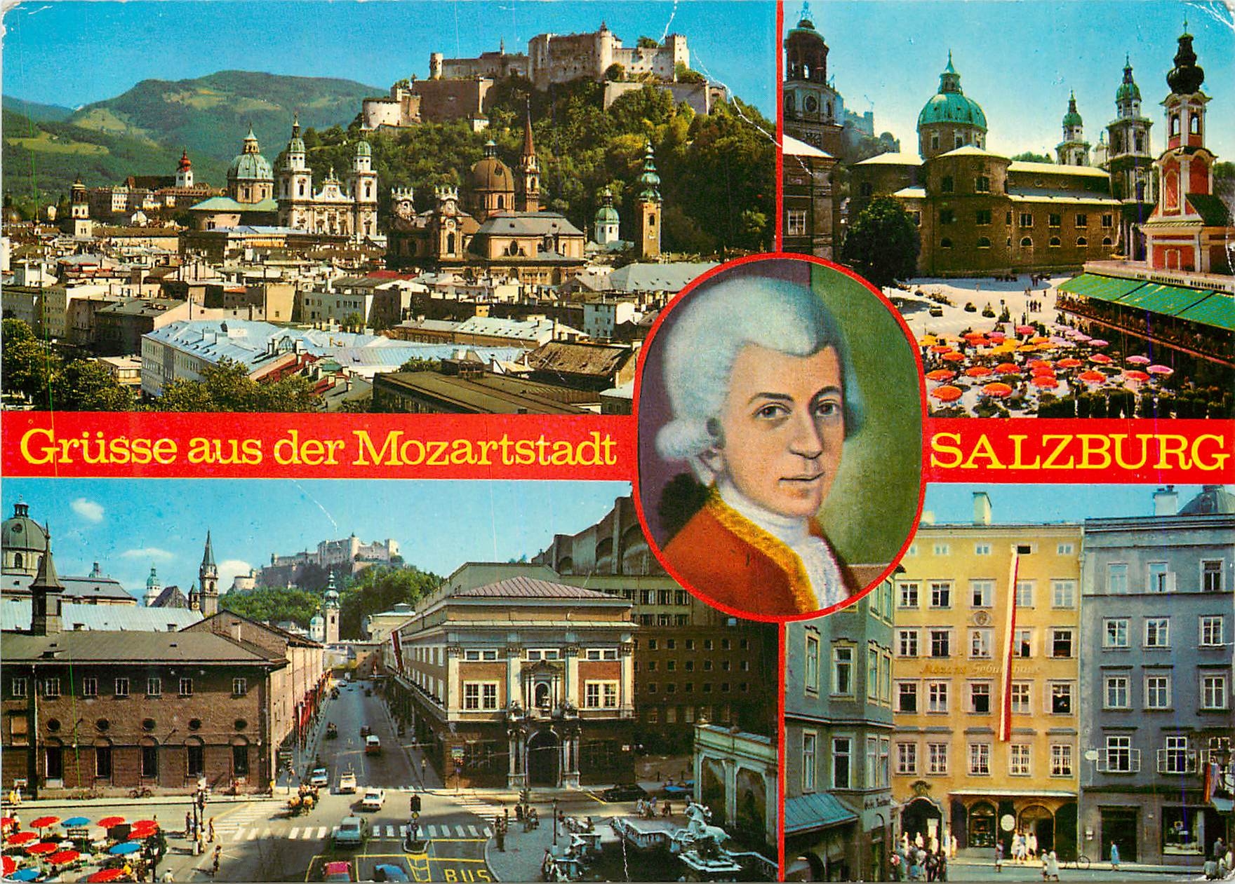 CPM Mozartstadt Salzburg Austria Salzburg the City Of Mozart