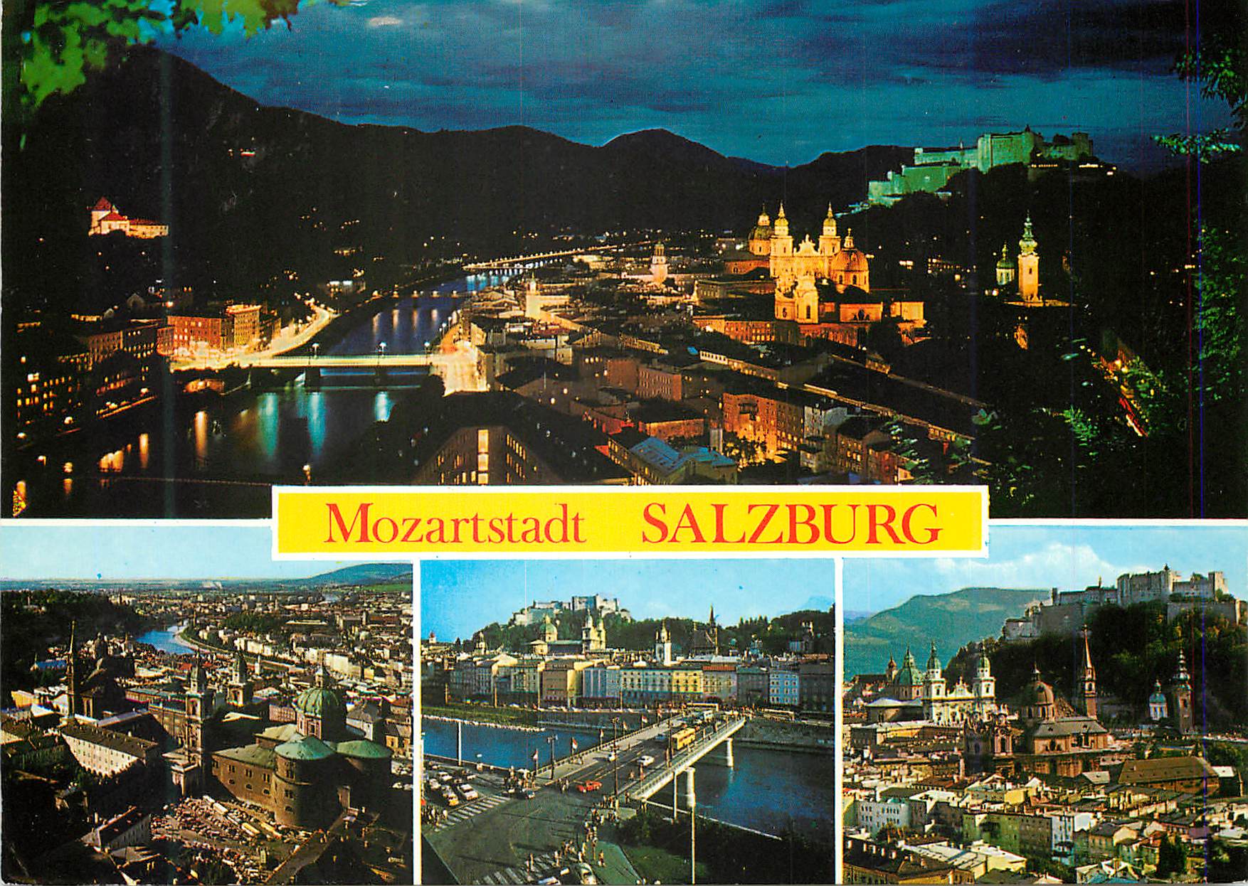CPM Mozartstadt Salzburg Mozartstadt Salzburg The City of Mozart viw rom the Fotress