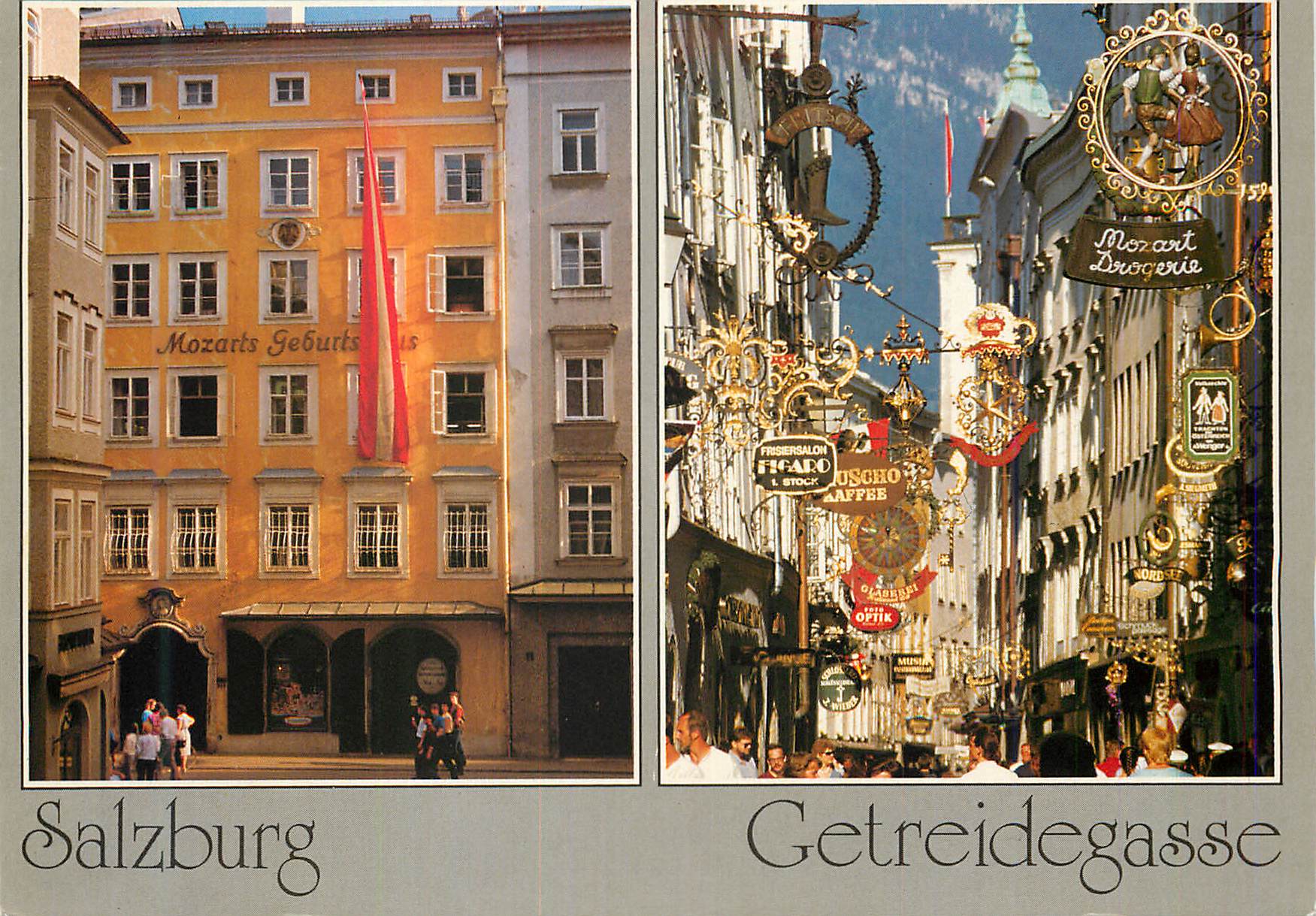 CPM Salzburg Getreidegasse Mozarts Geburtshaus