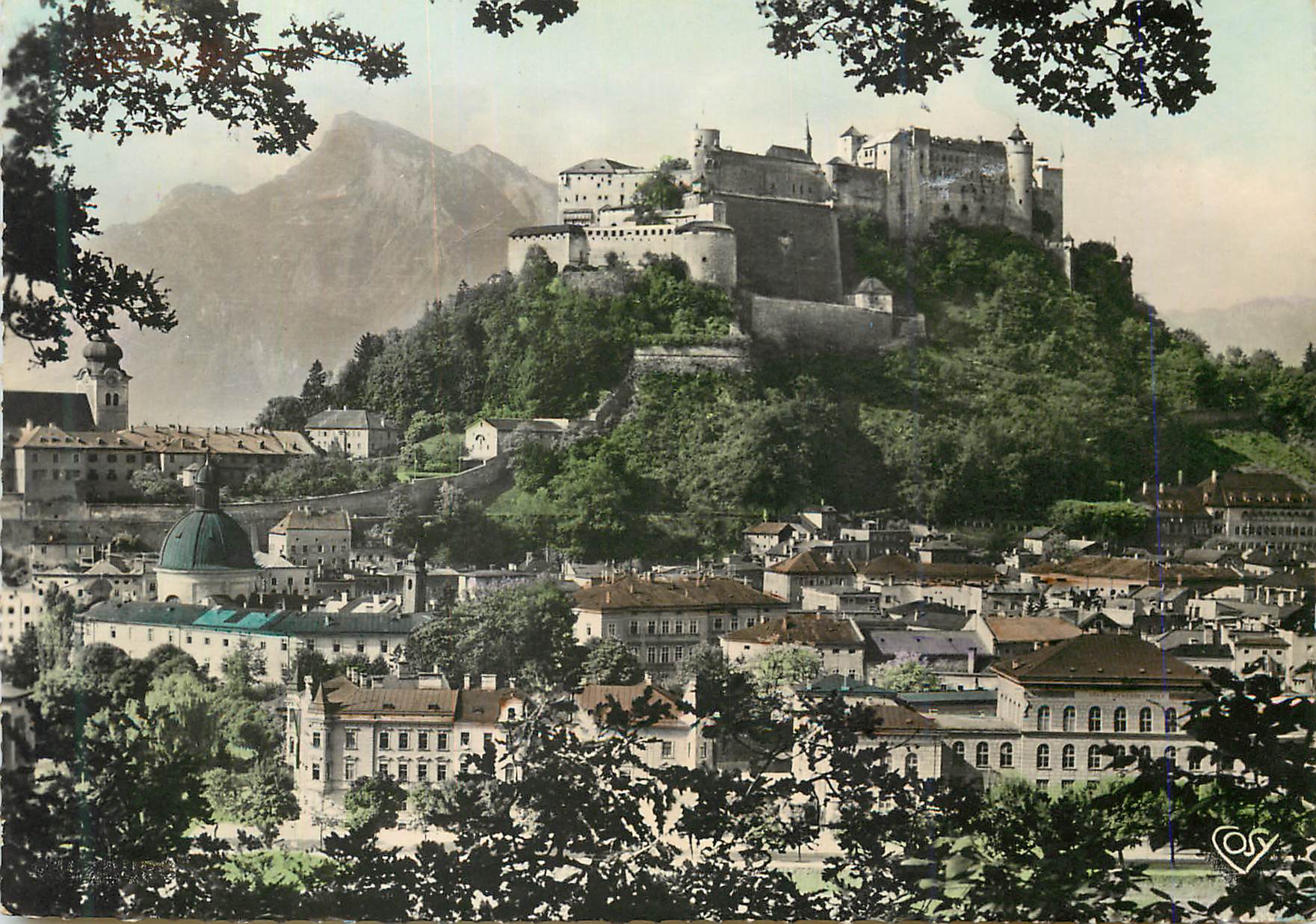 CPM Salzburg Altstadt mit Untersberg 1801 m
