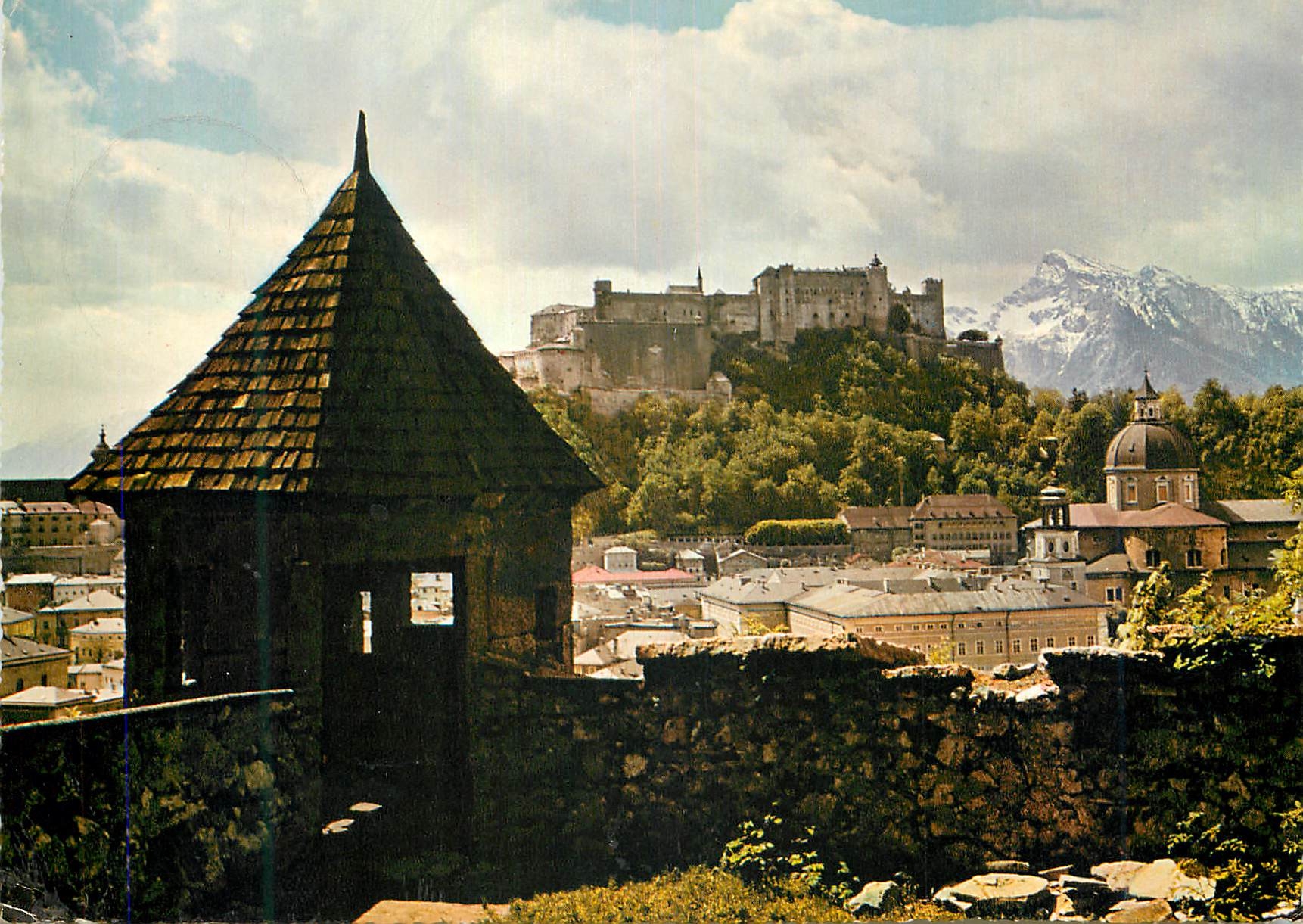 CPM Salzburg die Mozartstadt Vom Kapuzinerberg