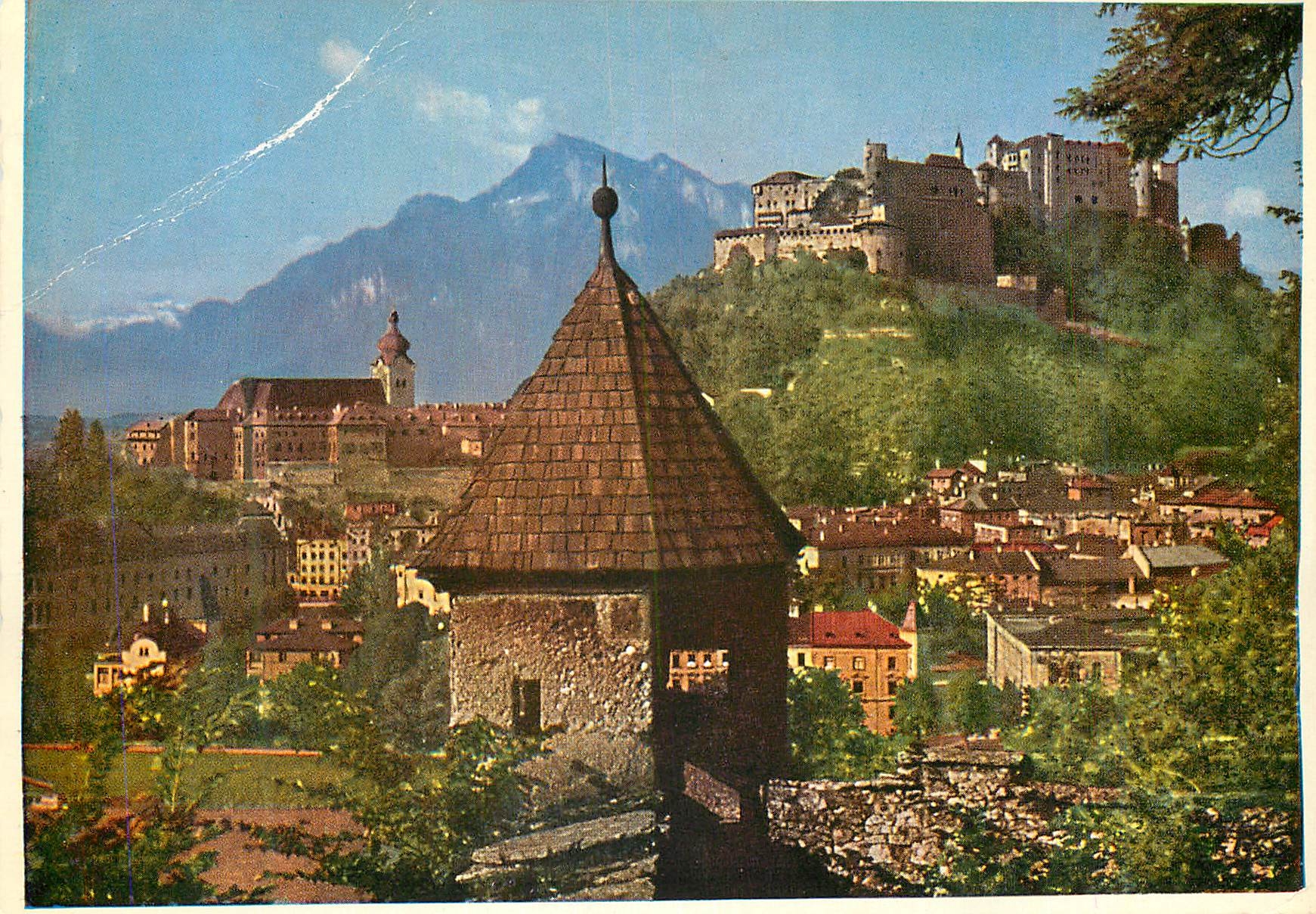 CPM Die Festspielstadt Salzburg Blick Von Kapuzinerberg