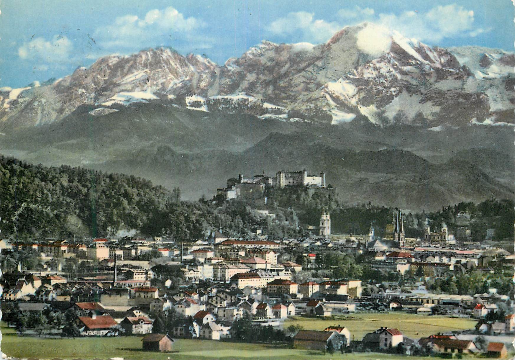 CPM Salzburg mit Dem Hohen Goll 2519m