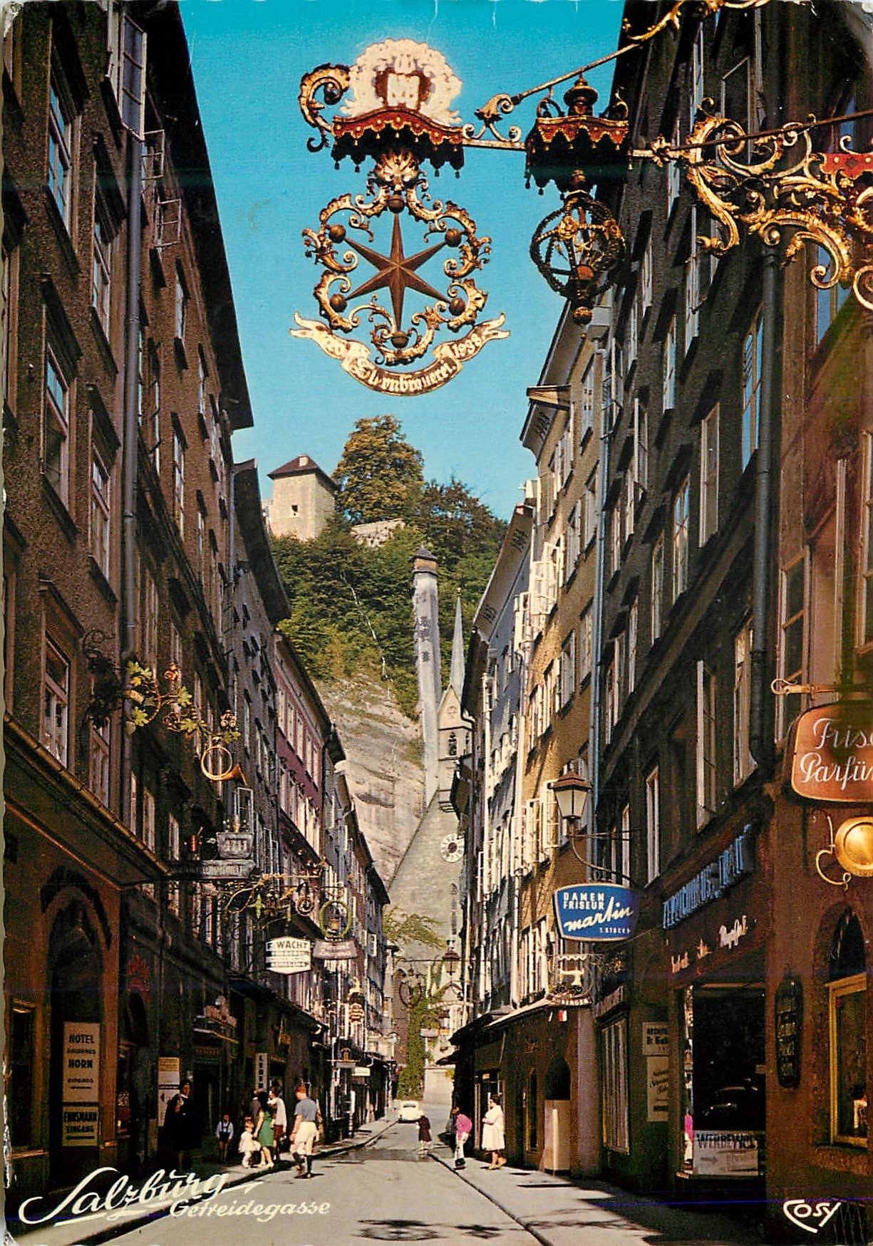 CPM Malerisches Salzburg Getreidegasse in Der Altstadt