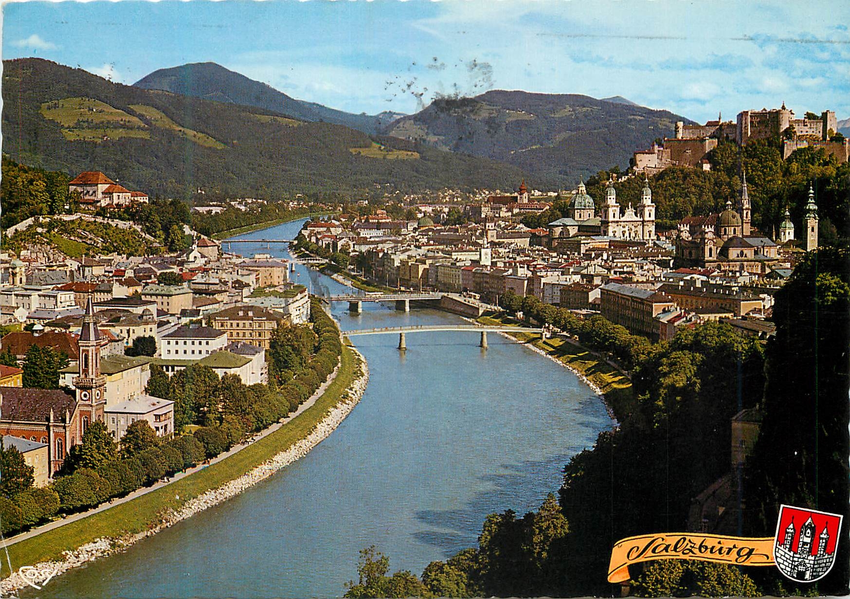 CPM Salzburg Altstadt Mit Salzach Und Hohensalzburg