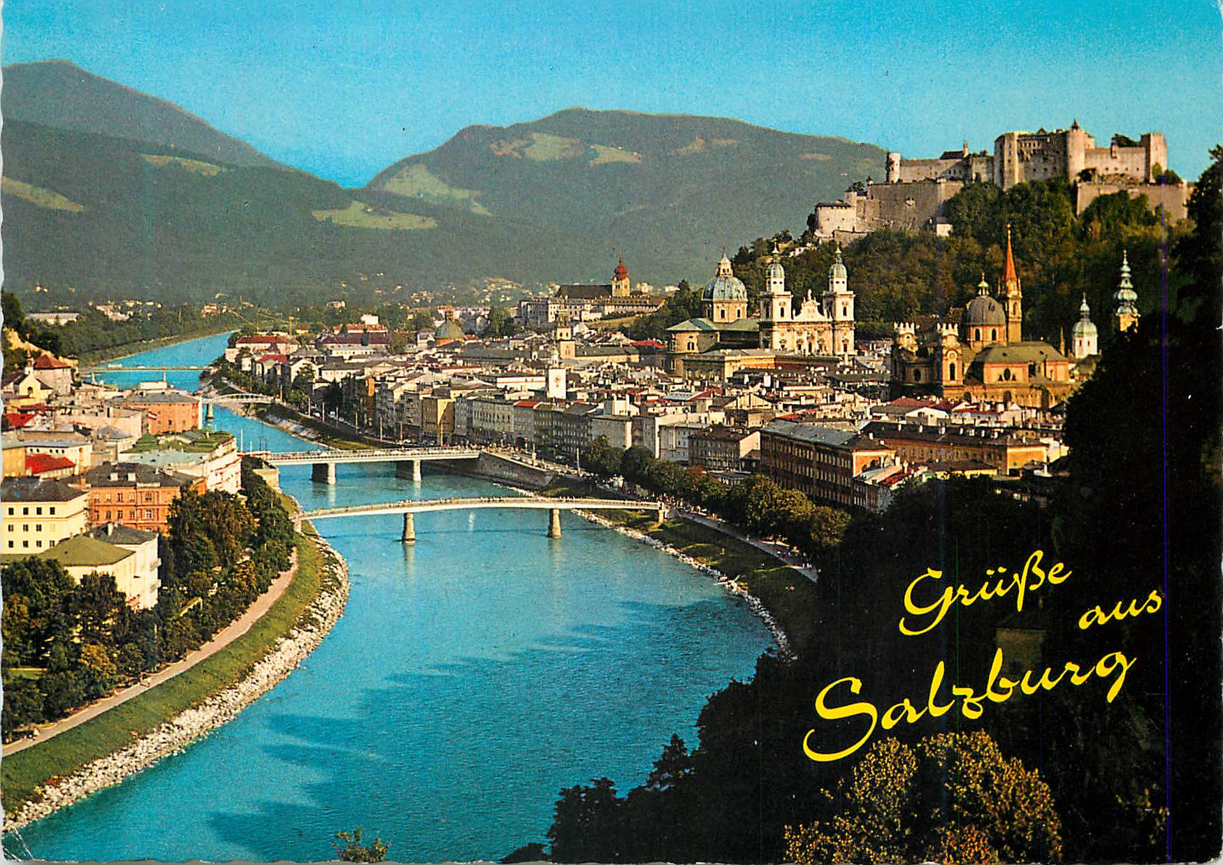 CPM Festspielstadt Salzburg Blick Von Mull'n