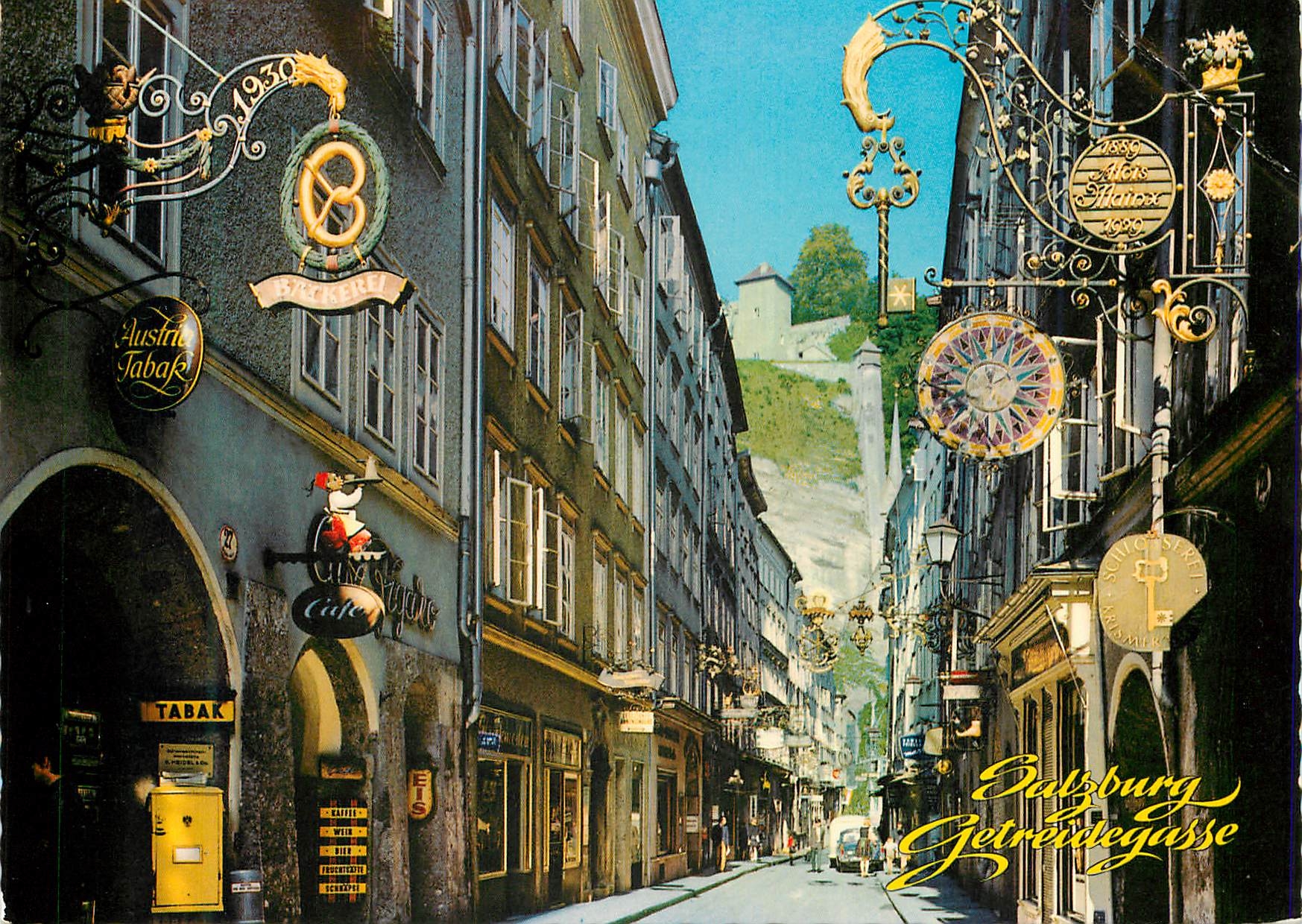 CPM Salzbourg Altstadt Getreidegasse