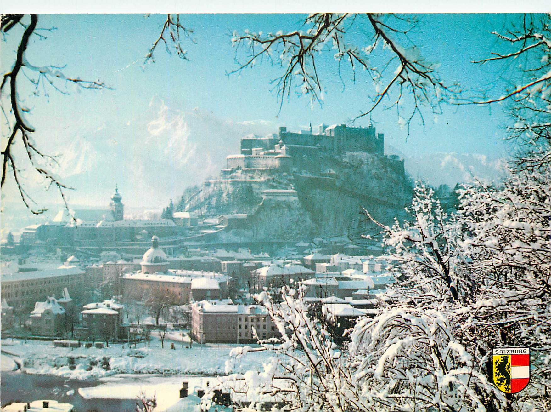 CPM Salzbourg the City of Mozart View to the Fortress Hohensalzburg and the Untersberg