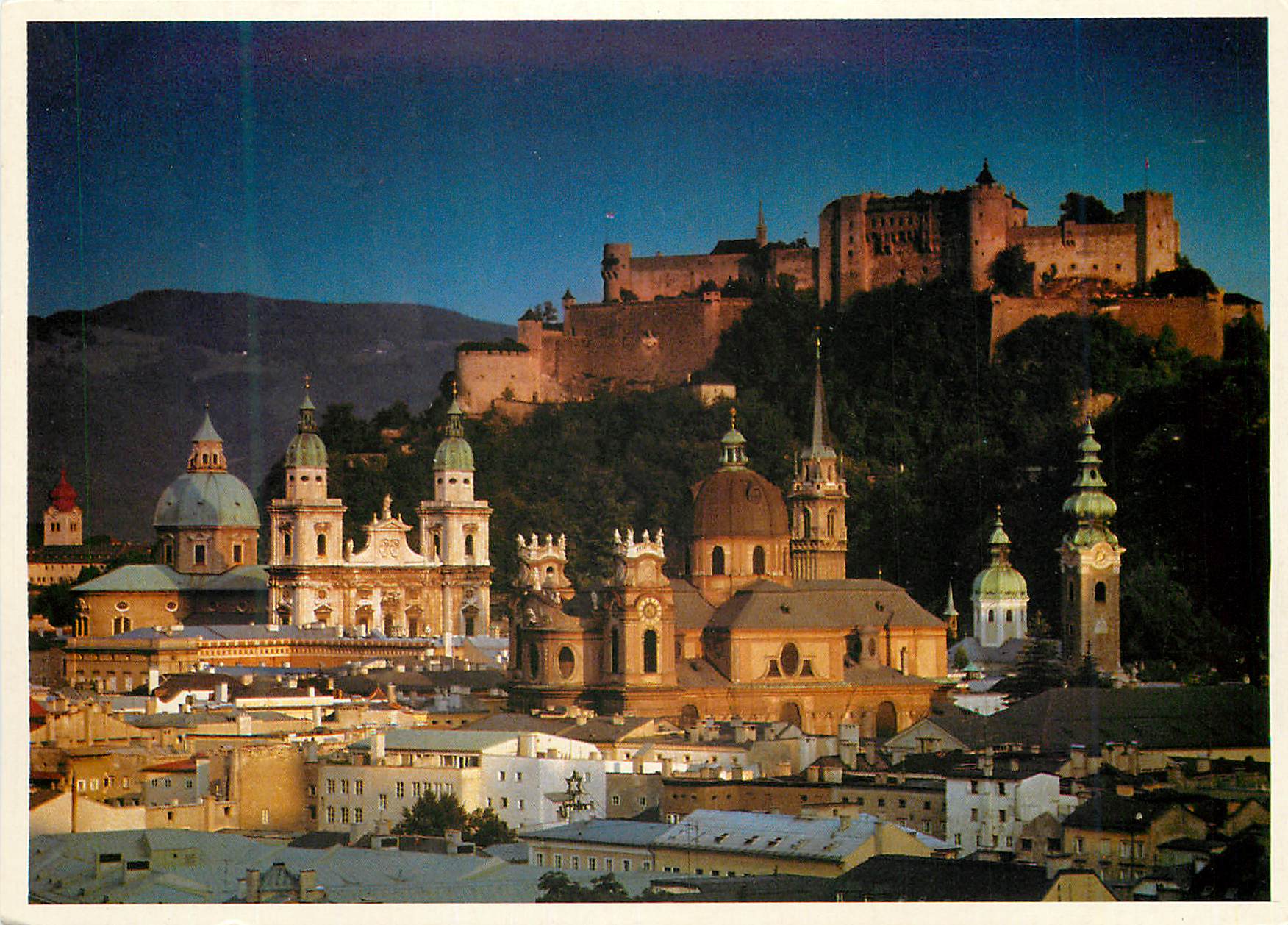 CPA Salzburg Altstadt Mit Festung Hohensalzburg