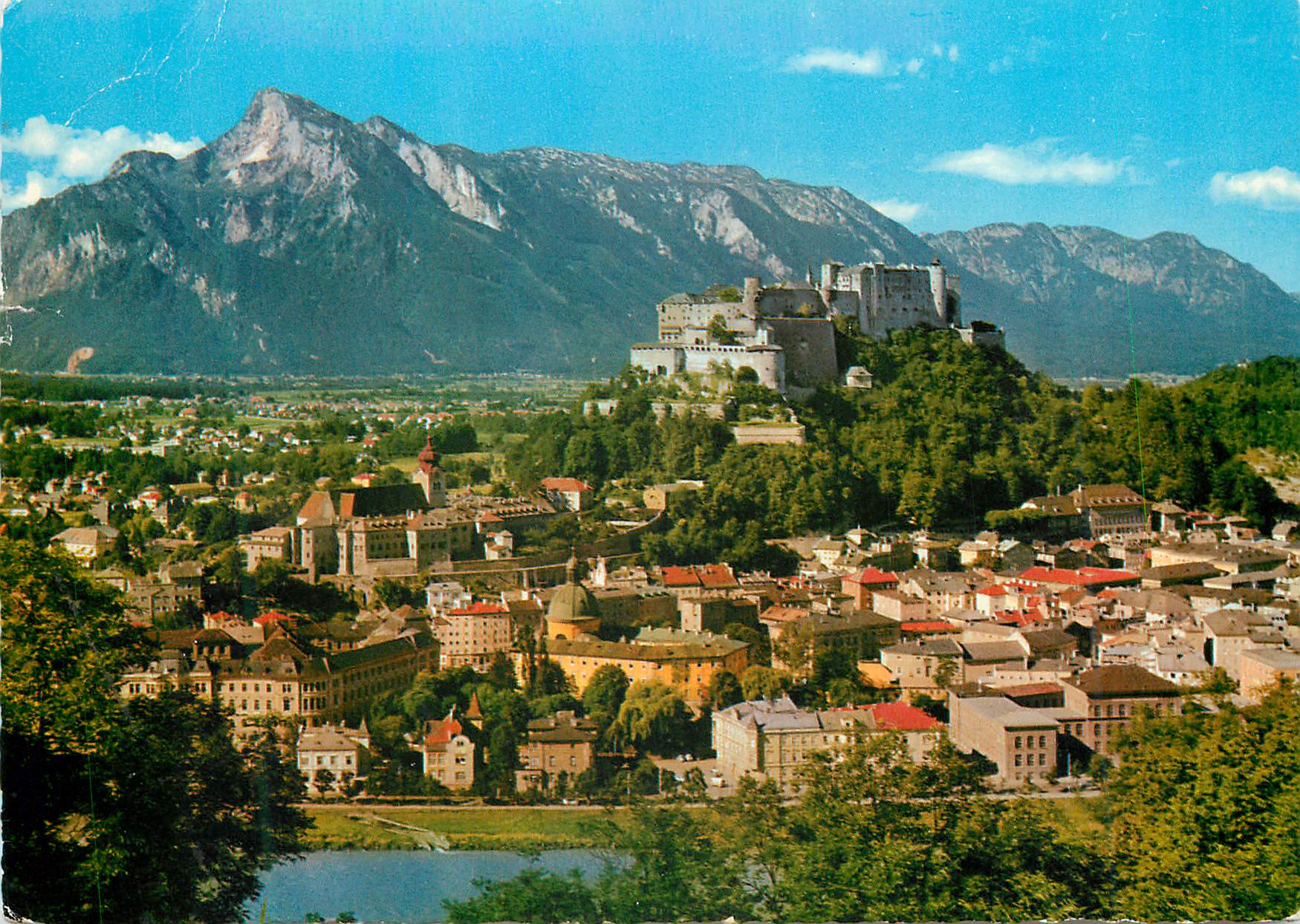 CPA Salzburg Mit Untersberg 1853m