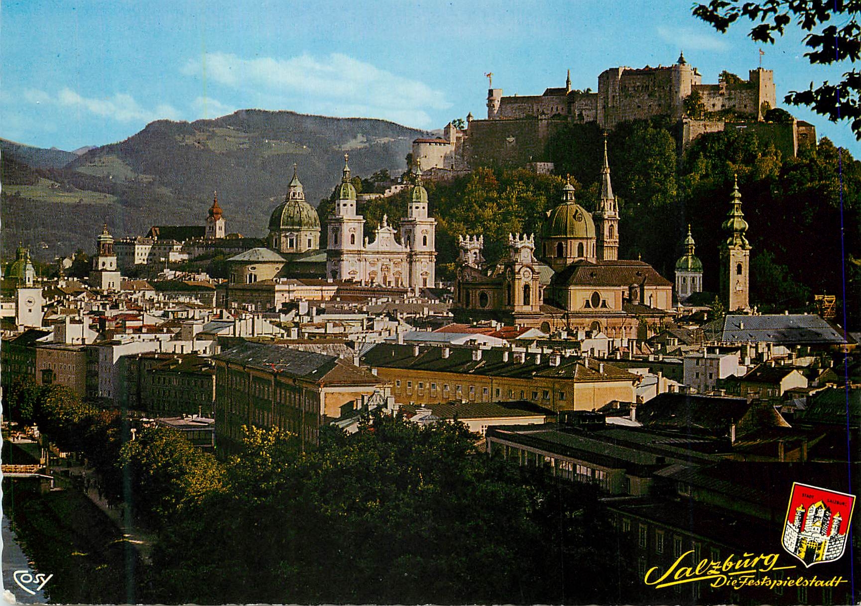 CPA Salzburg Altstadt Und Hohensalzburg