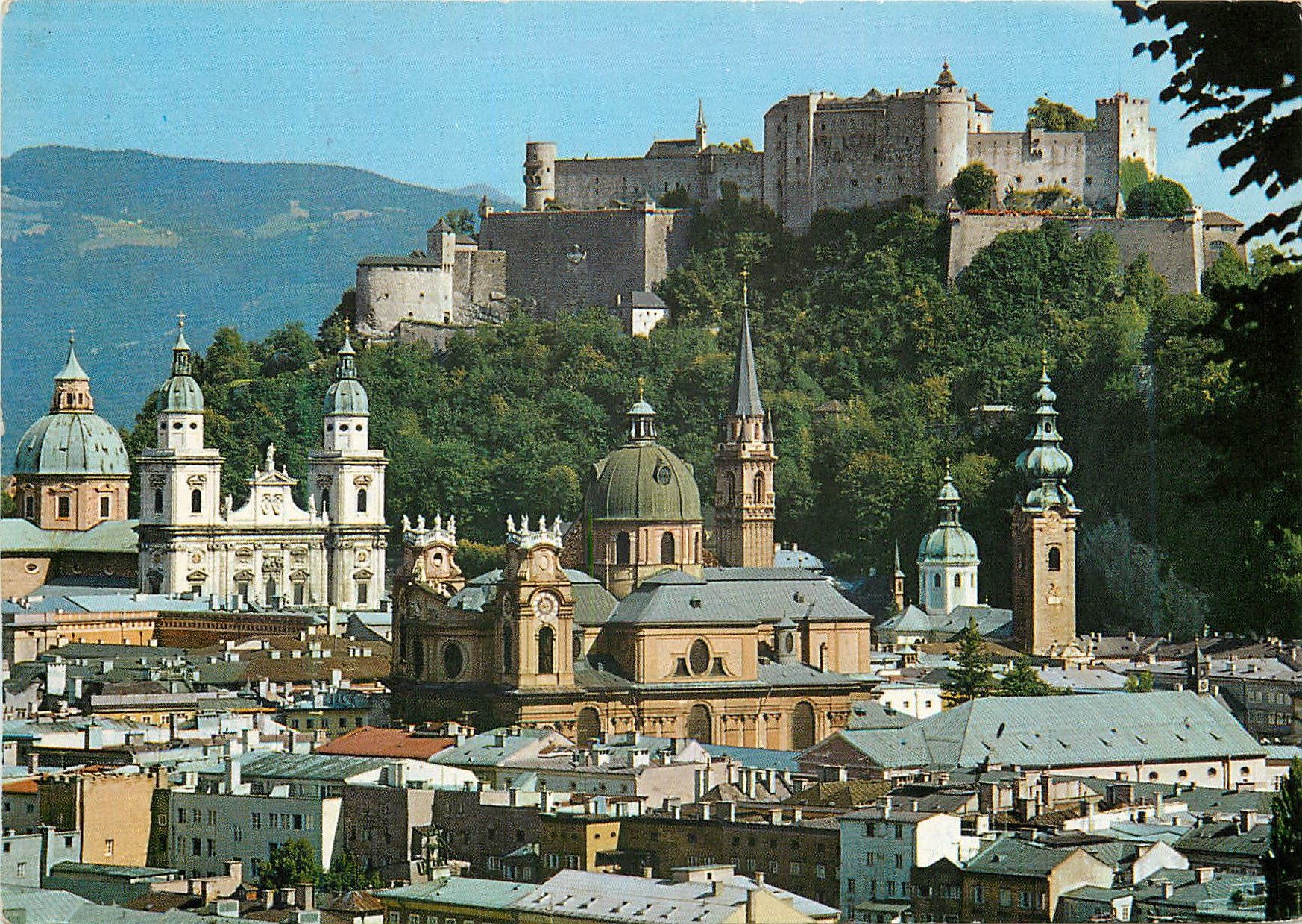 CPA La Ville de Mozart Salzburg Vue de la Terrasse Humbold