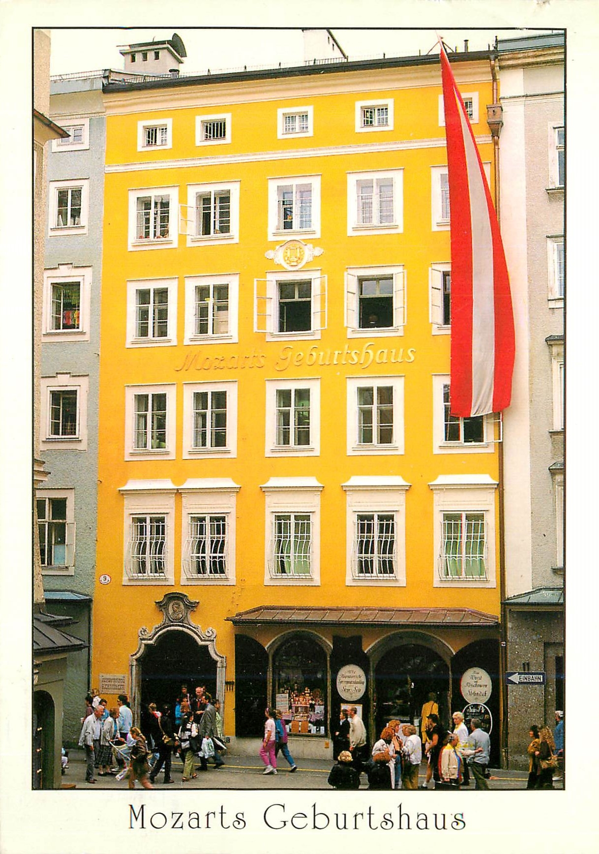 CPA Mozarts Geburtshaus Salzburg Mozart's Birthplace
