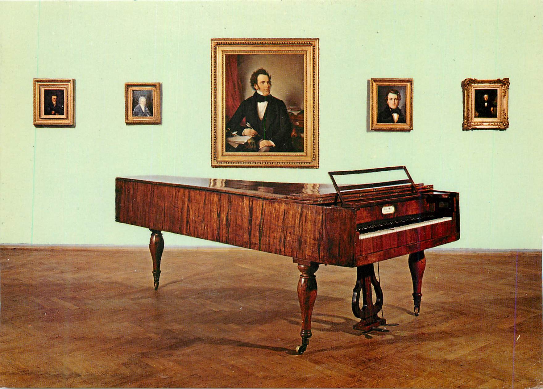 CPM Ein Schubert Klavier aus der Werkstate Johann Alois Graf Wien Schubert Museum Wien 9