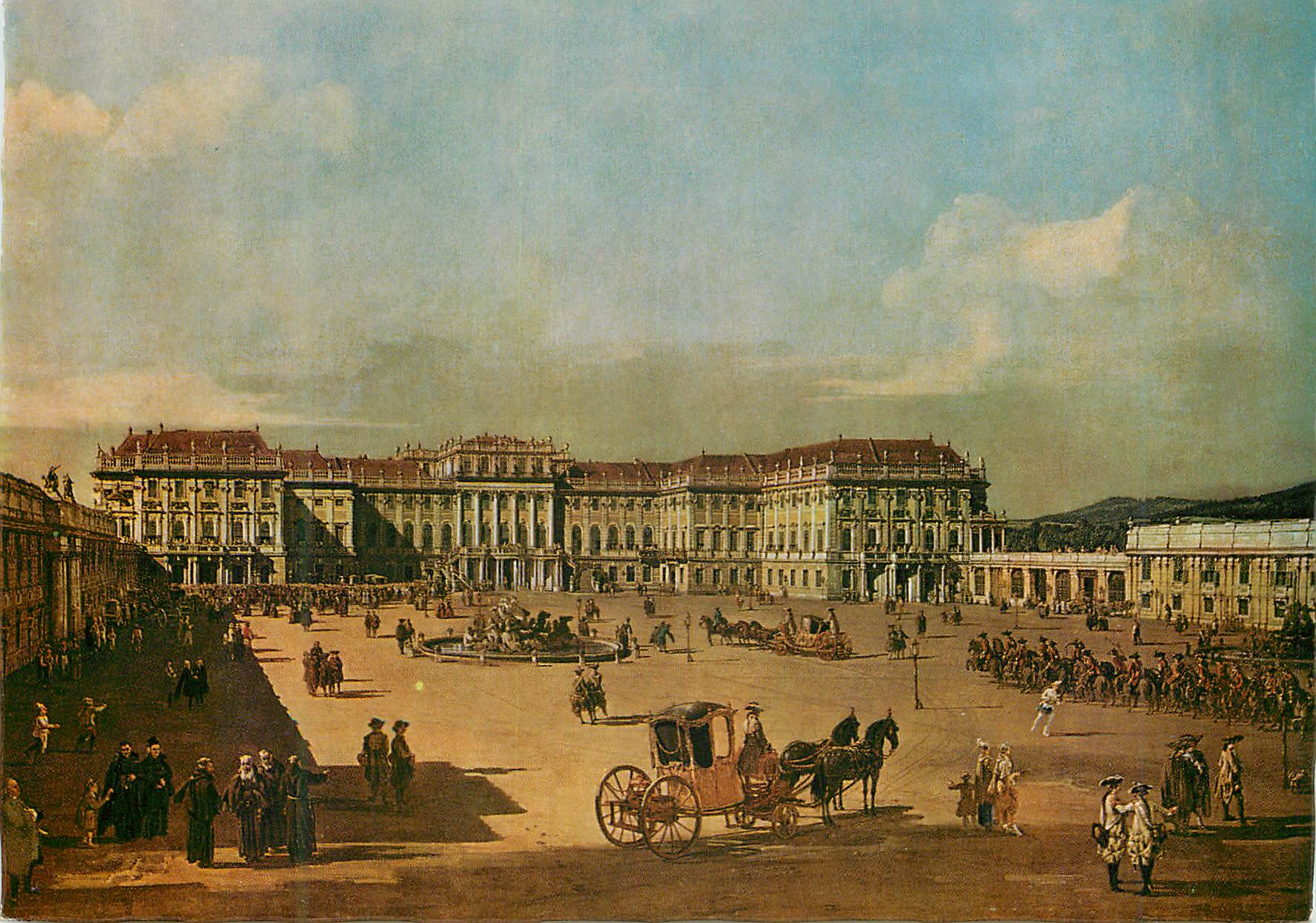 CPM Wien Odjlok Odjonbrunn Gemalde Von Bernardo Belotto Gen Canaletto