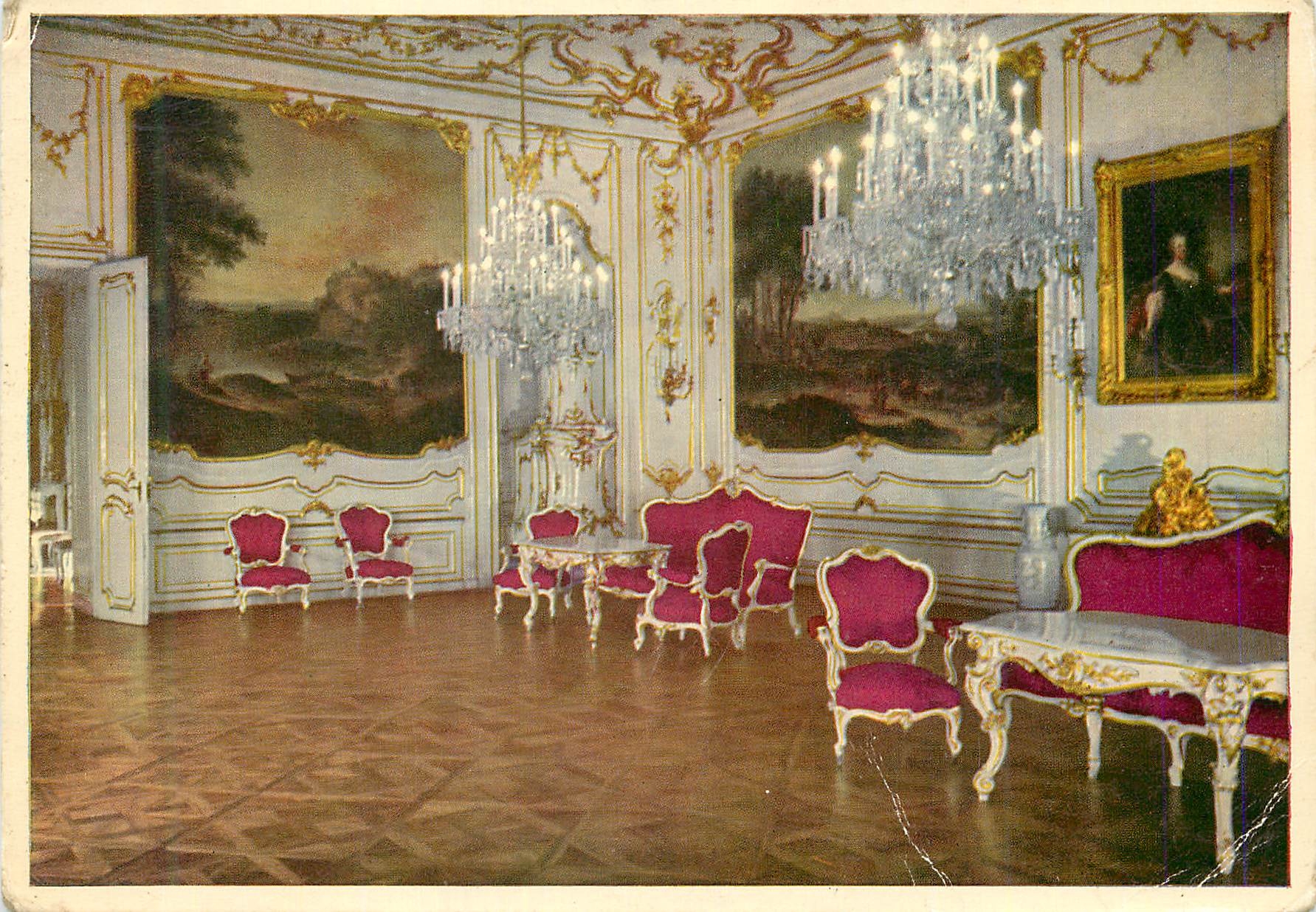 CPM Schloss Schonbrunn Wien Grande Chambre de Rosa