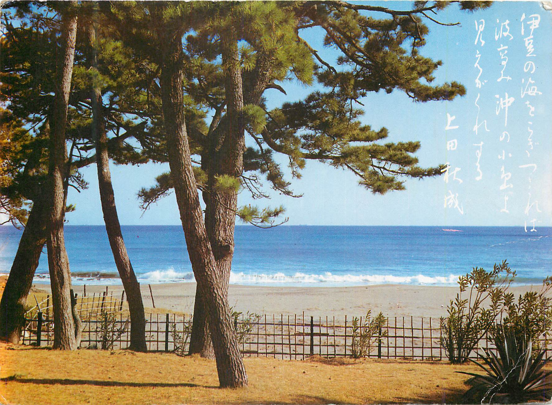 CPM View of Imaihama Seashore Where Beautiful waves are Lapping