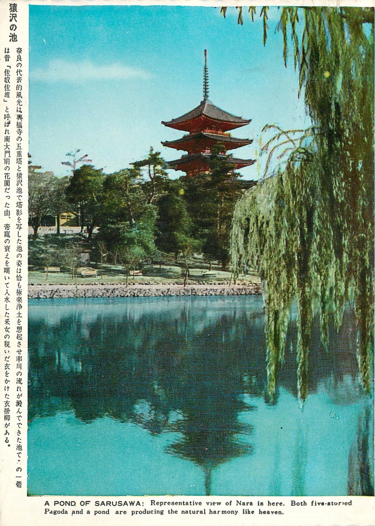 CPM A Pond of Sarusawa Representative View of Nara in Here