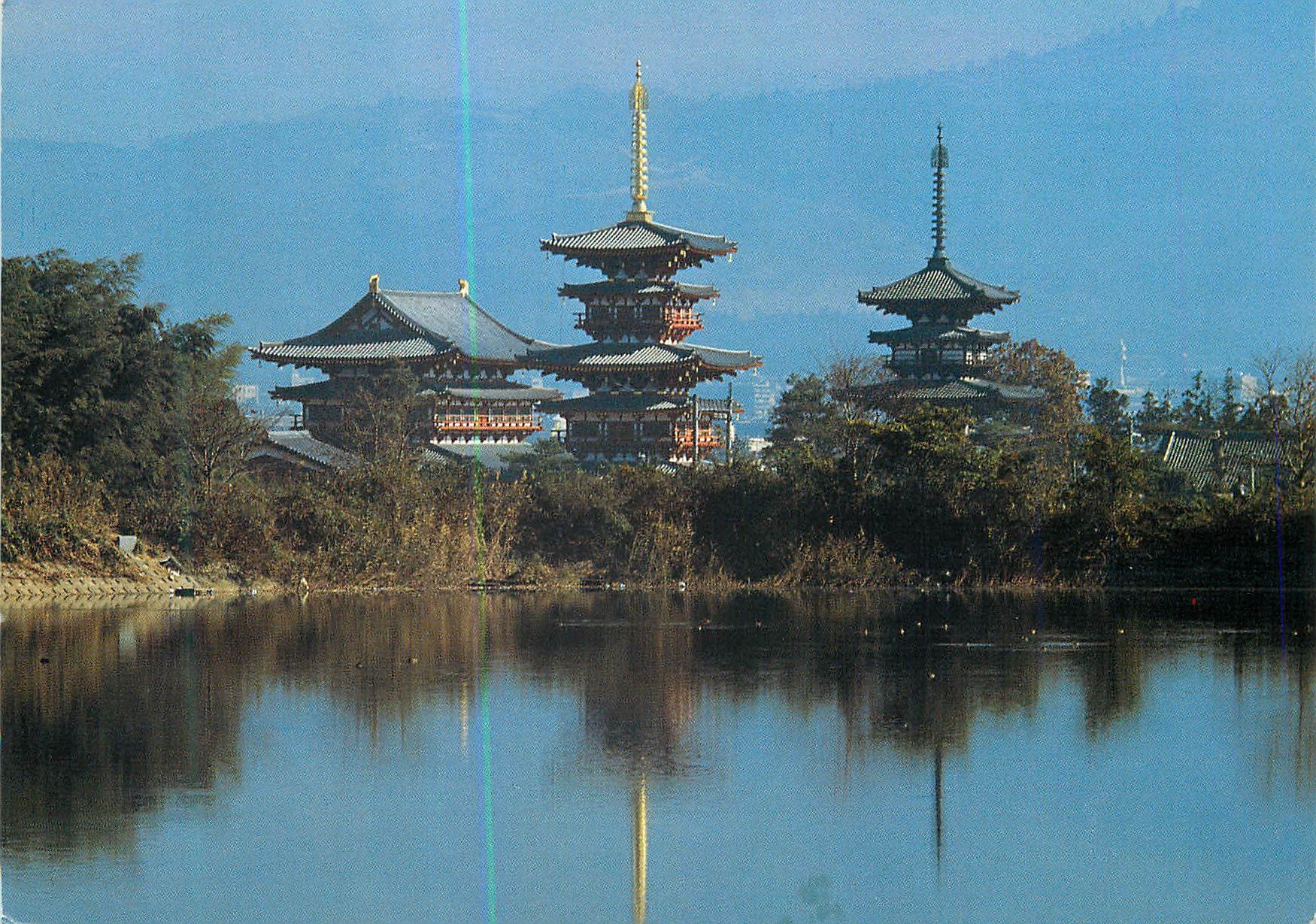 CPM Salle Principale Pagode a Trois Etages du Temple Yakushiji (Nara)