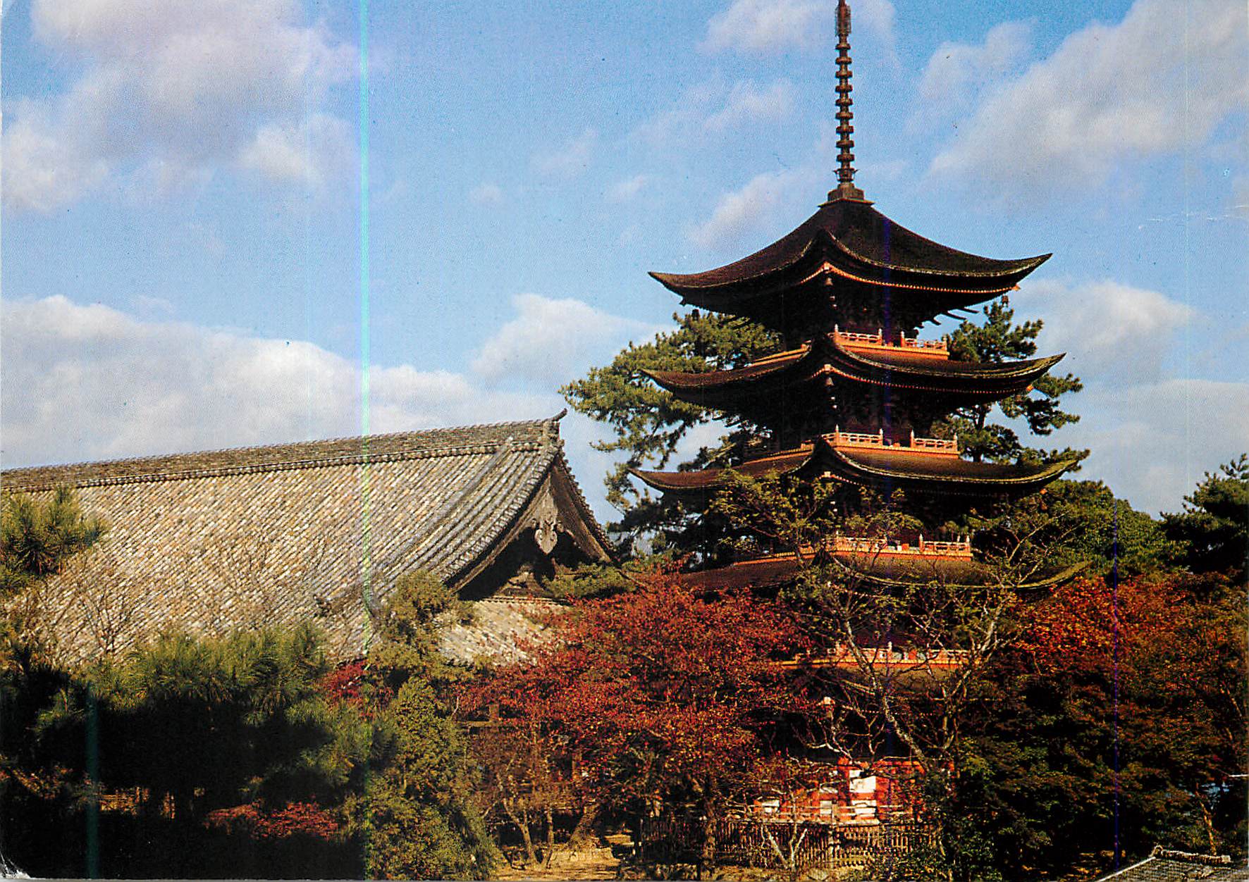 CPM The Five Storied Pagoda The Senjokaku or the Hall of Thousand Mats