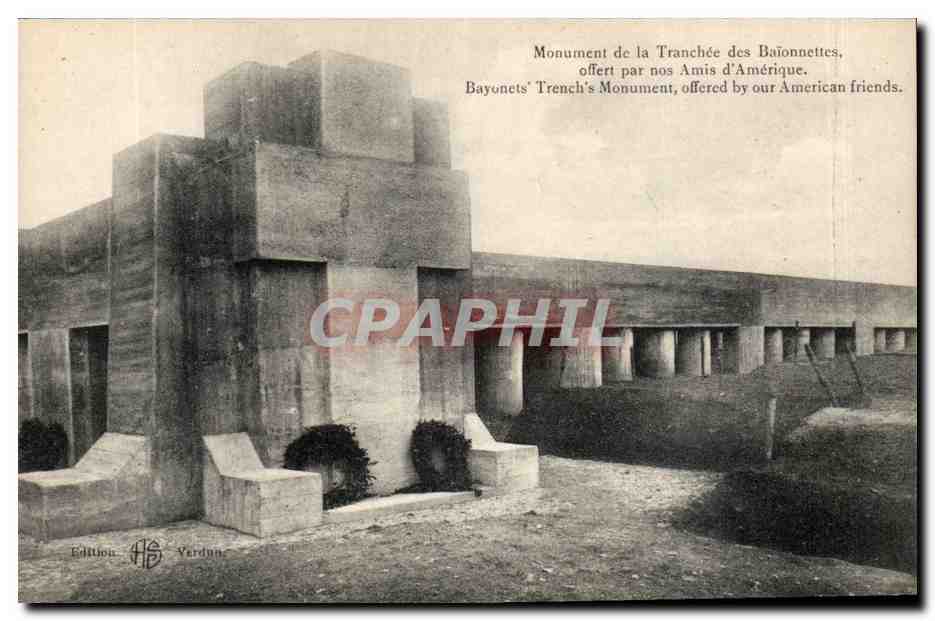 Monument de la Tranchée des Baïonnettes — offert par nos Amis d'Amérique — Édition HS Verdun