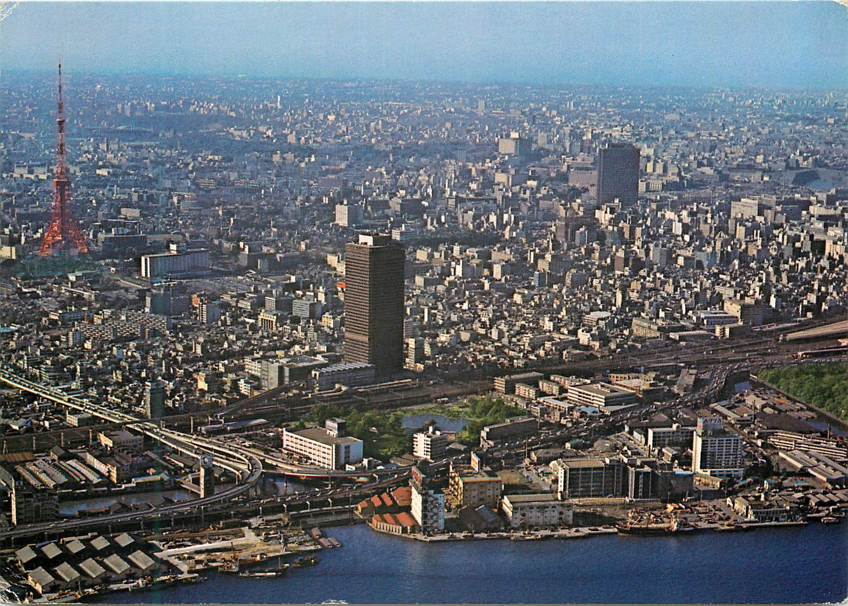 CPM An Aerial view of Tokyo